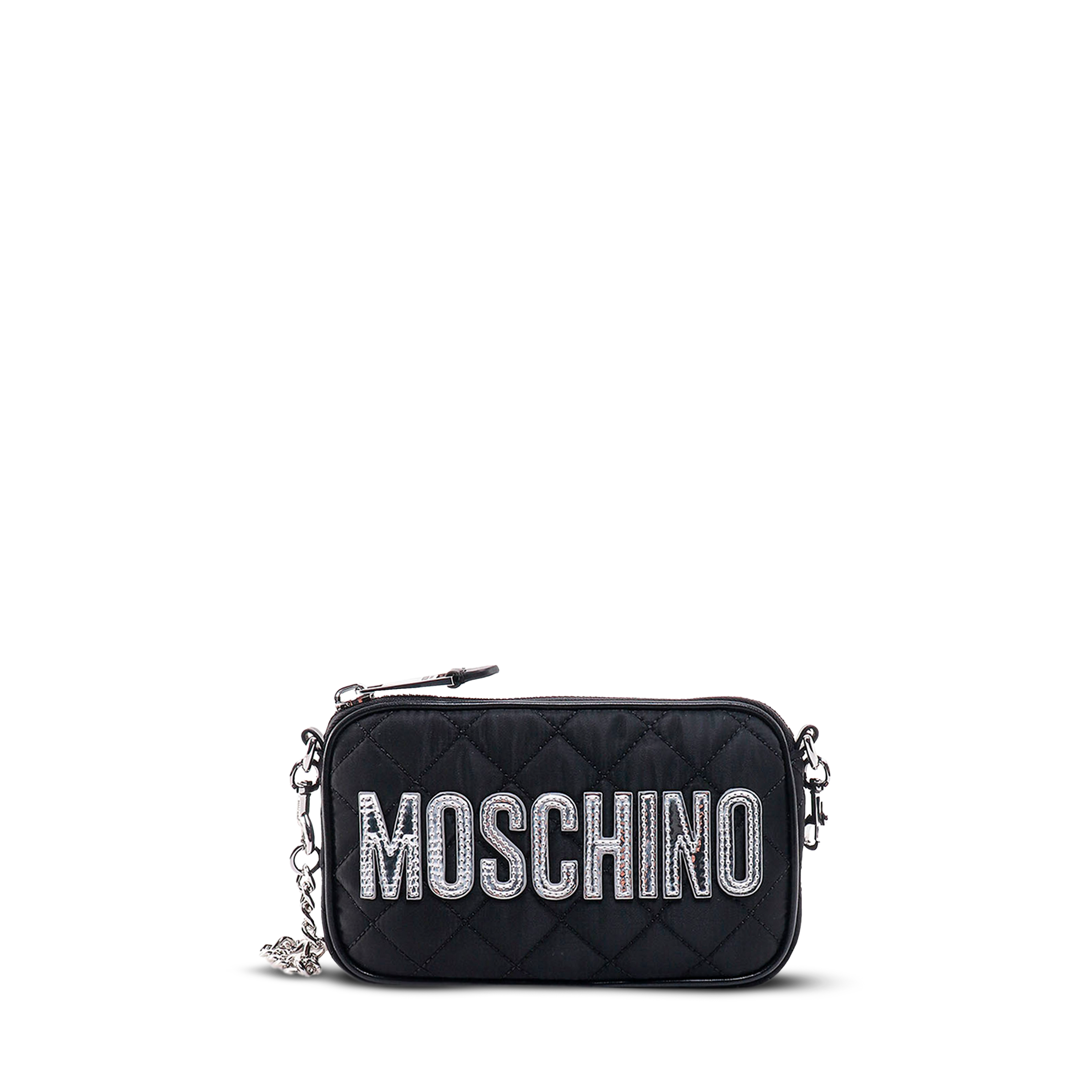 Cartera Negra Moschino Rhinestones