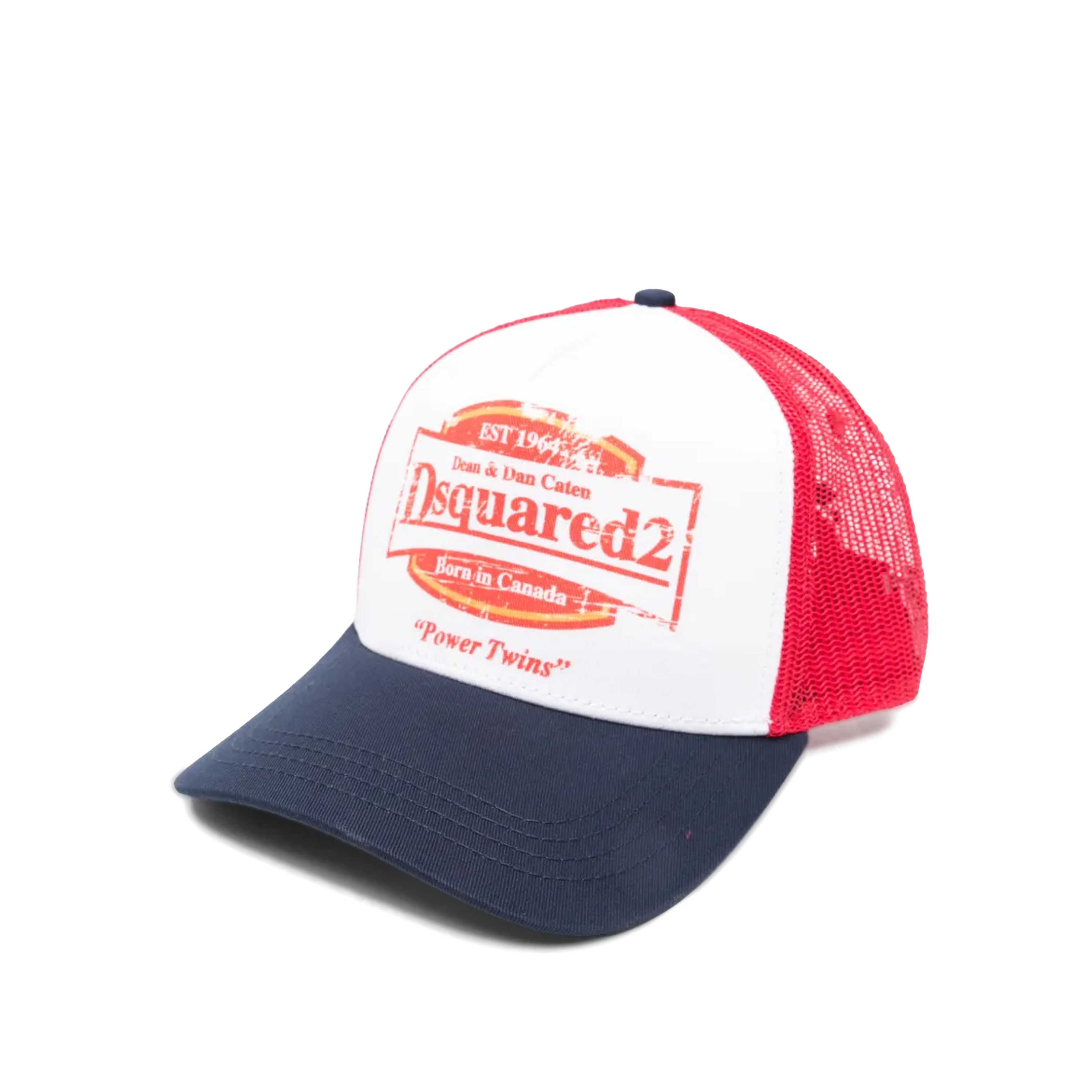 Gorra Blanca Dsquared2 Power Twins