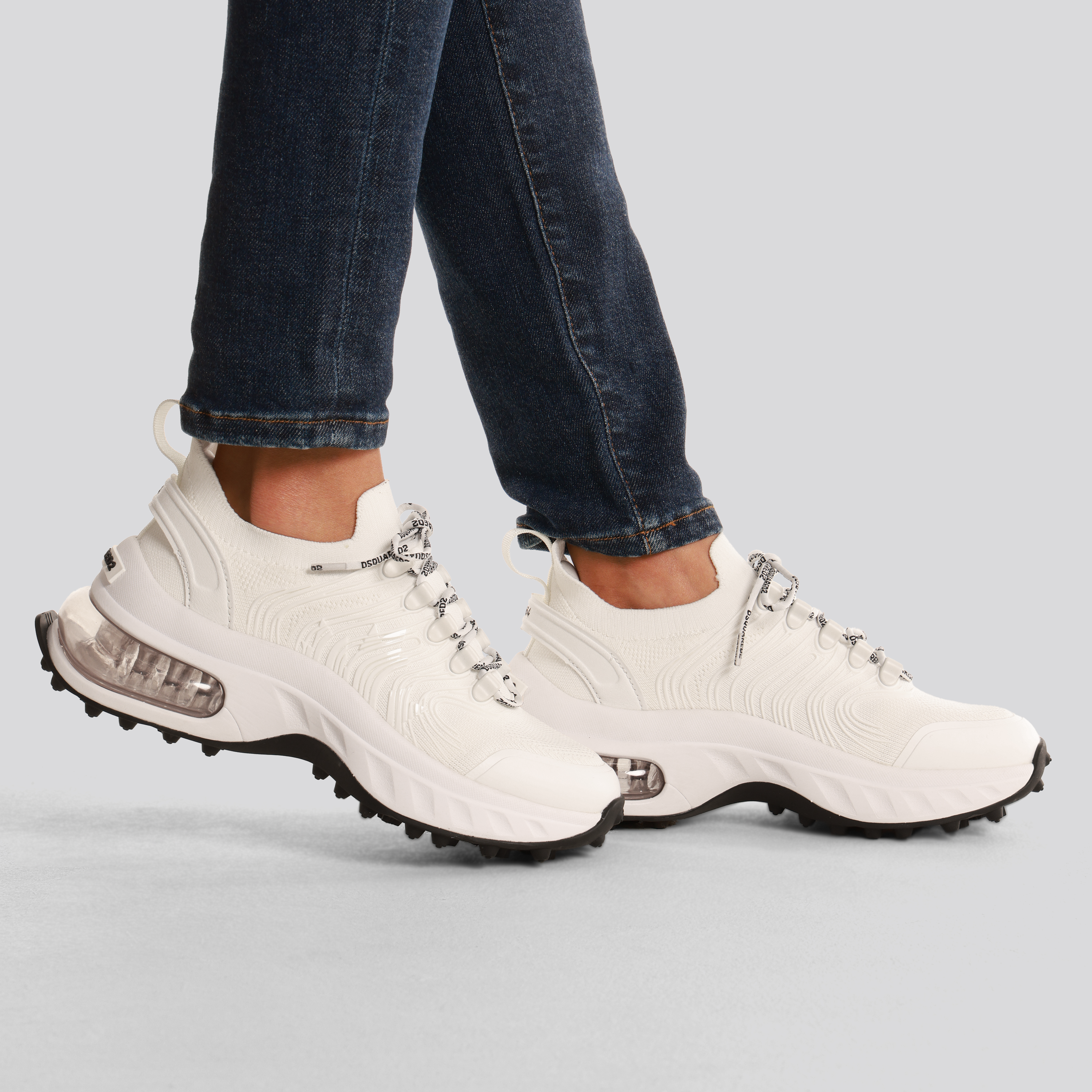 Sneakers Blancos Dsquared2 Leaf