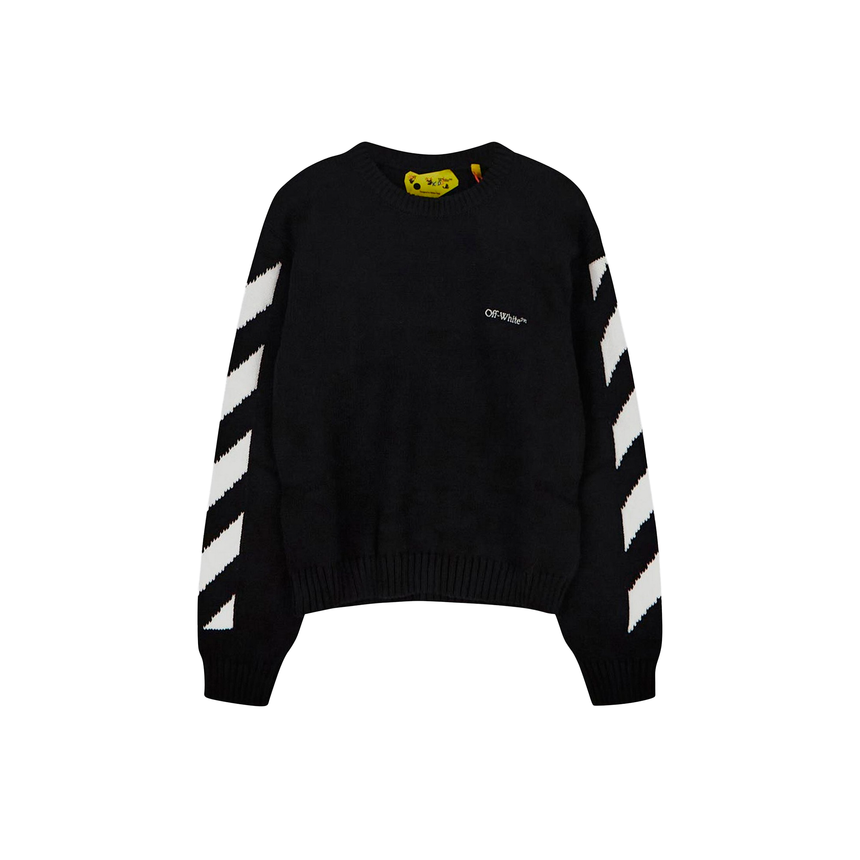 Suéter de Punto Negro Off-White Kids Rubber Arrow