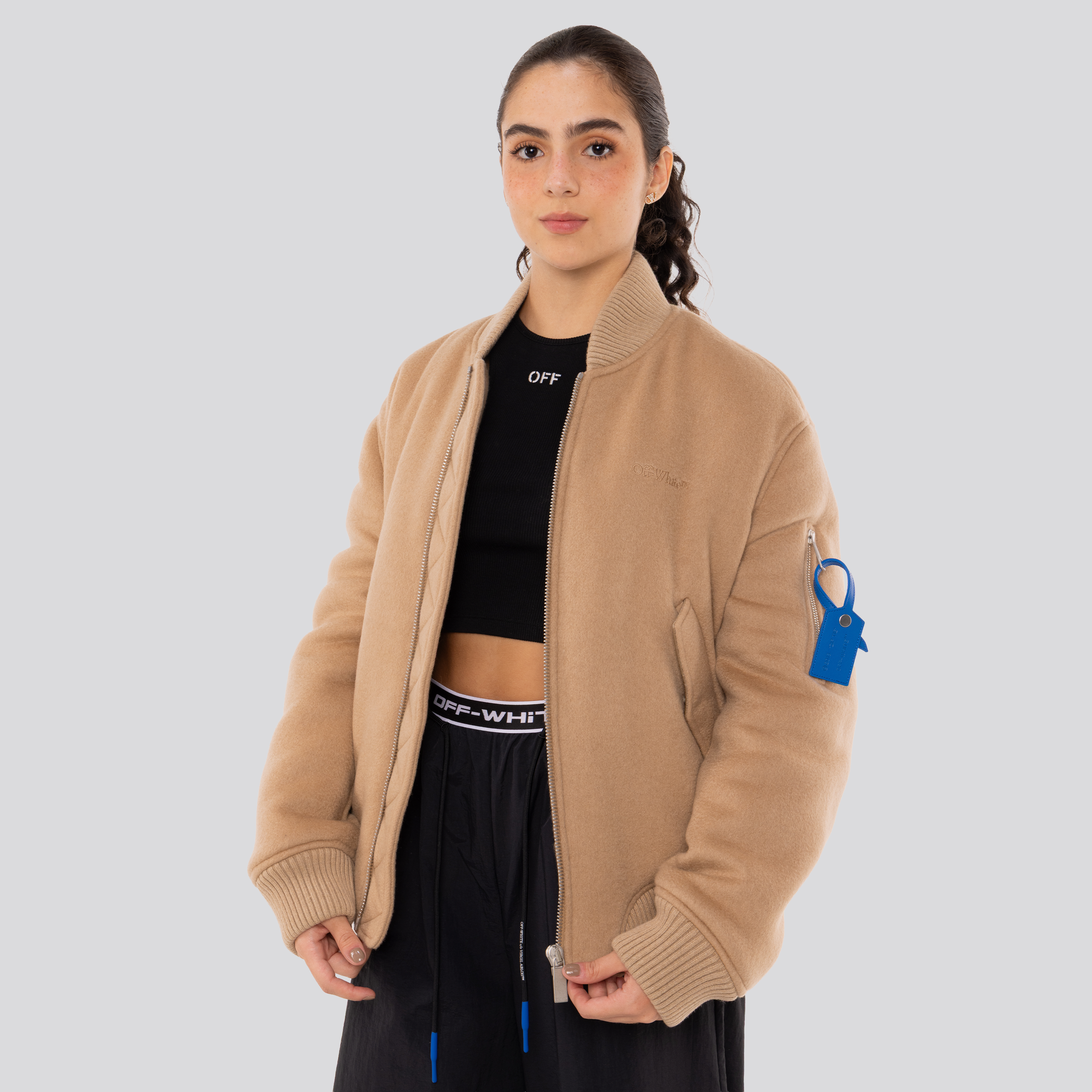 Chaqueta Beige Off-White