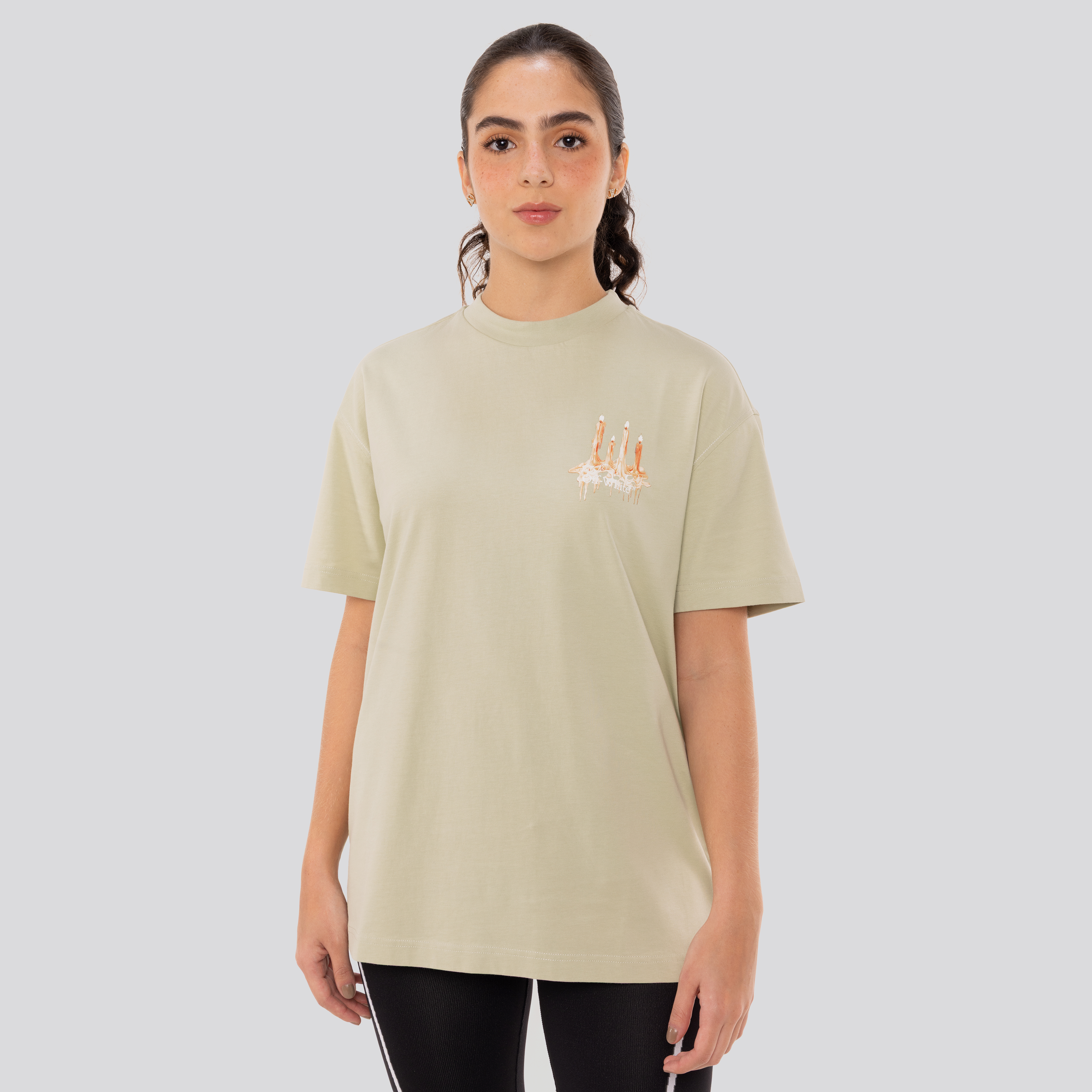 Camiseta Verde Off-White Candles Arrow