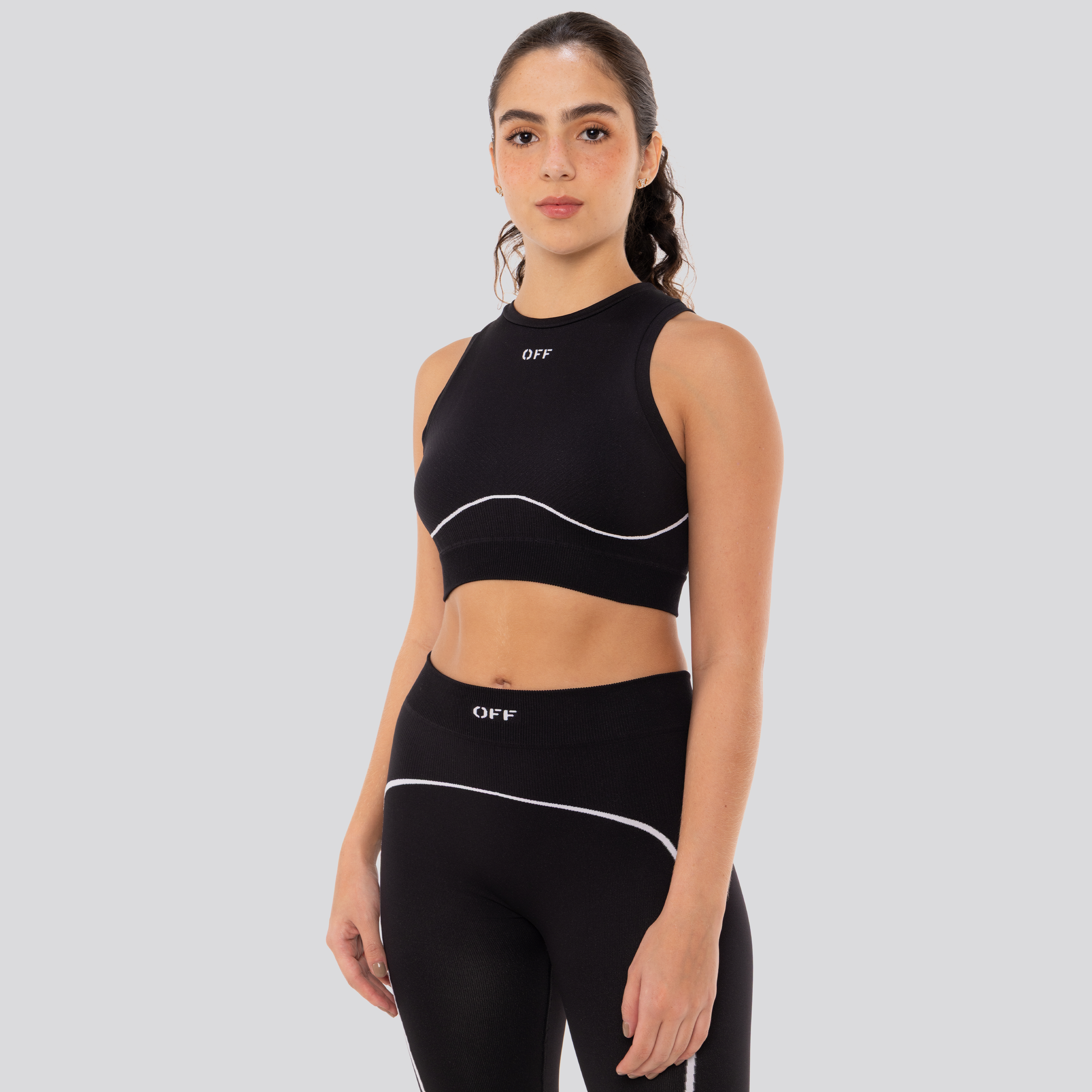Top Negro Off-White Off