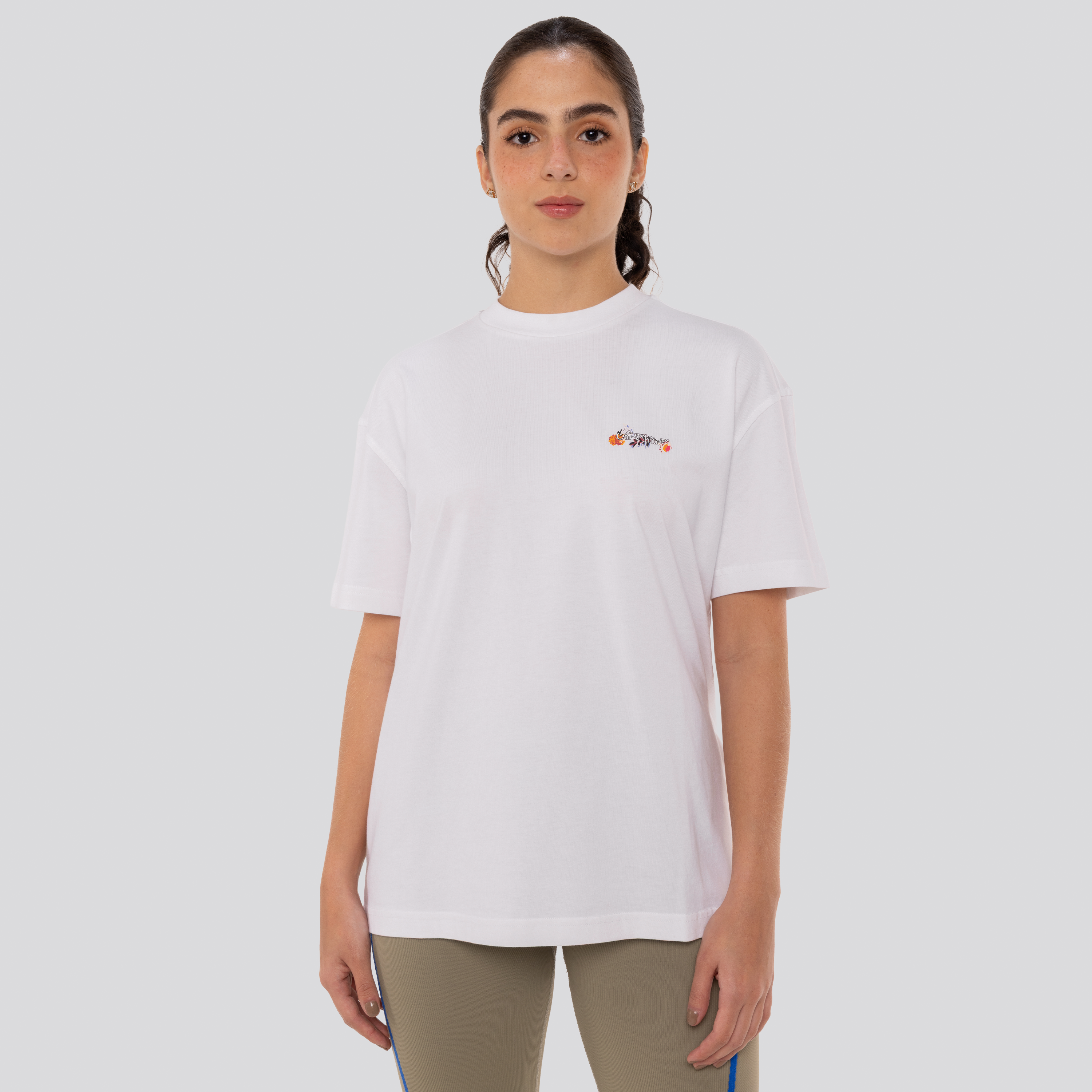 Camiseta Blanca Off-White Flower Vase