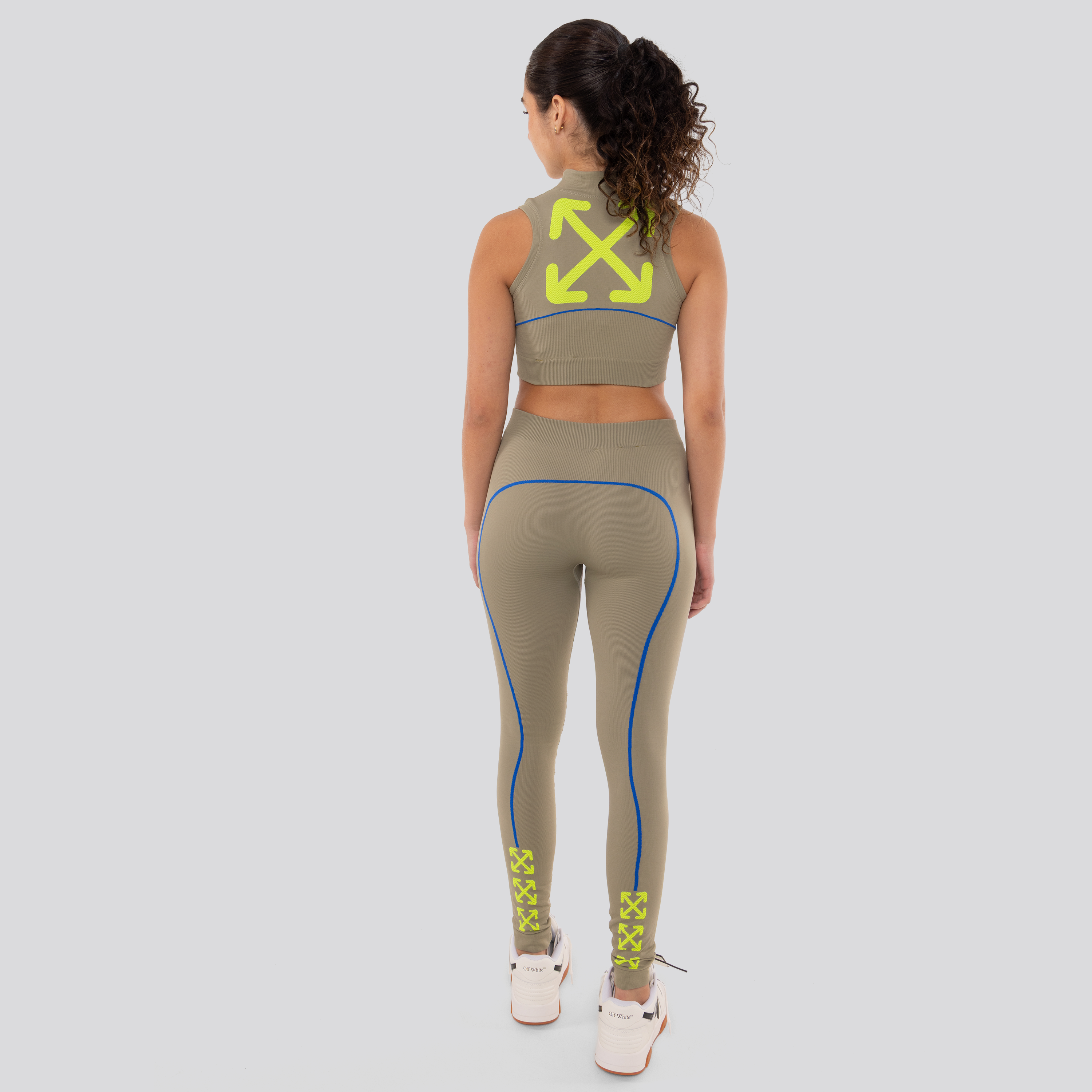 Legging Gris Off-White Active Arrow