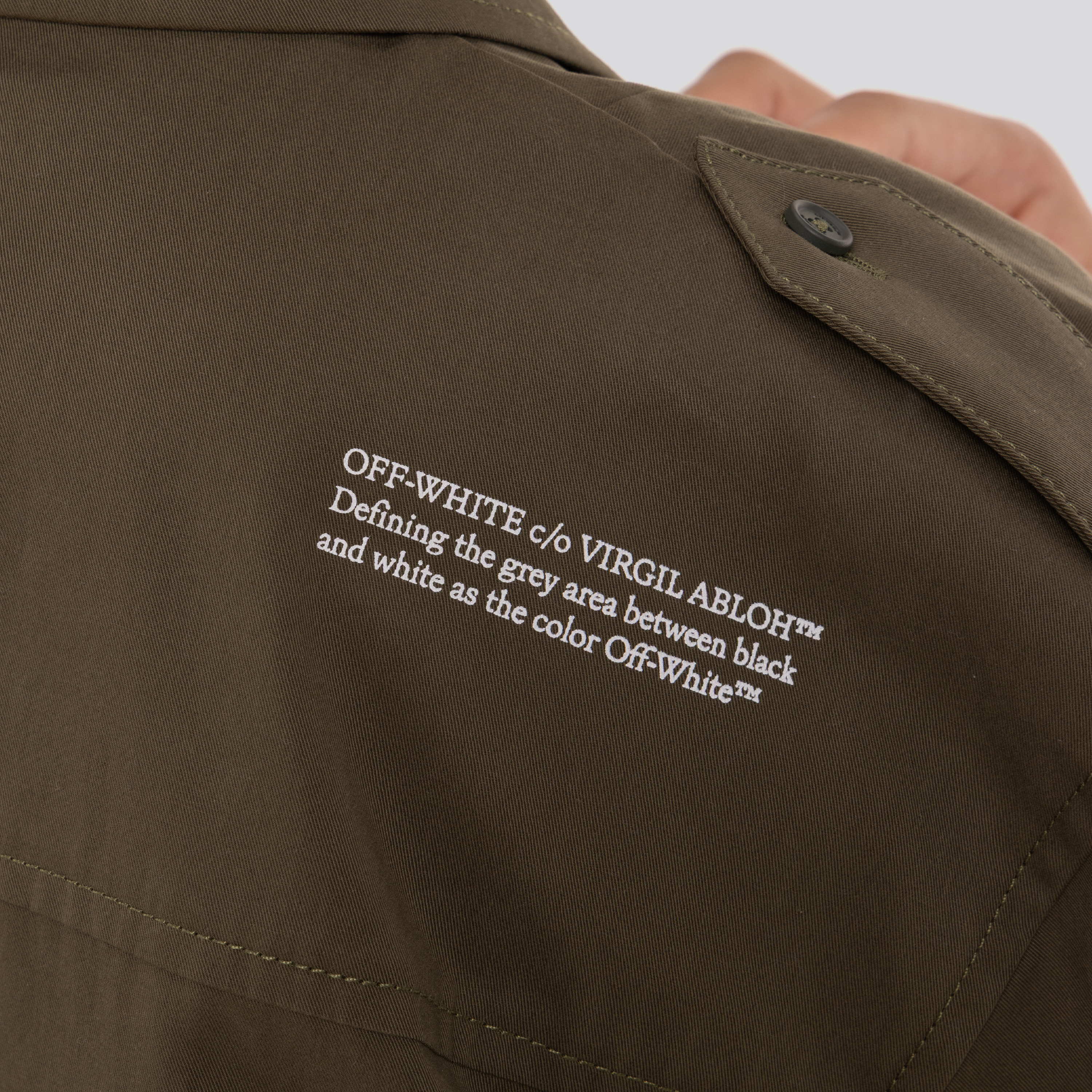 Camisa Verde Off-White CO Savana Mini