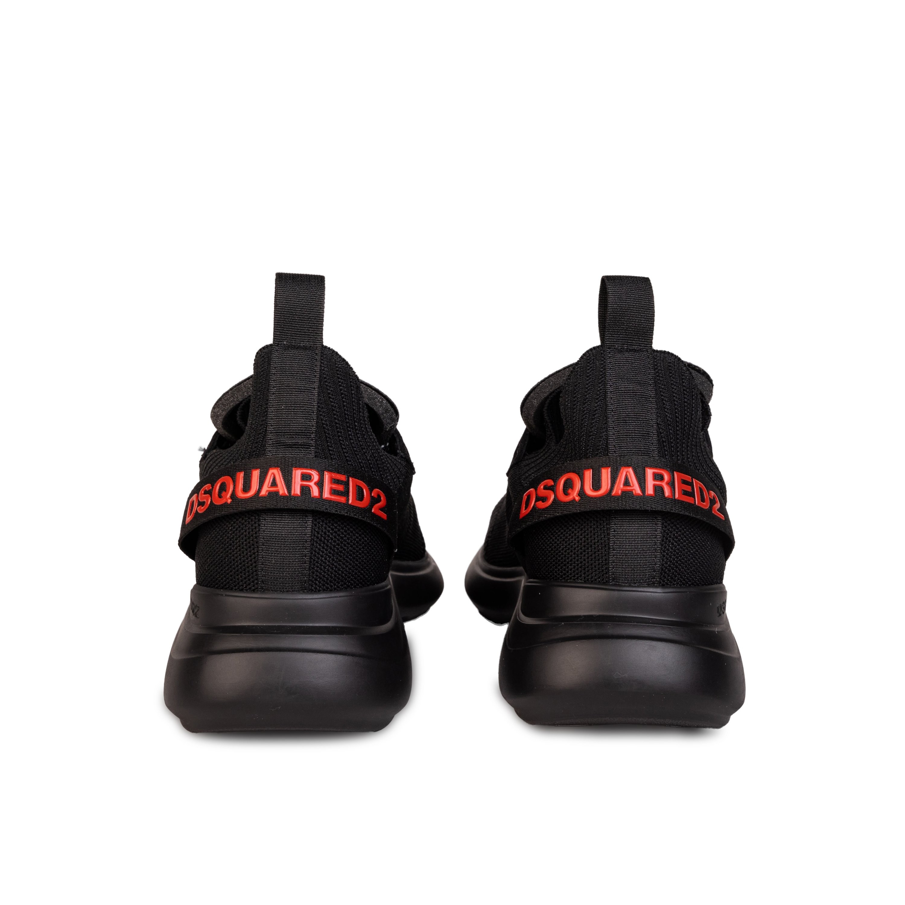 Sneakers Negro Negro Dsquared2 Lace Sock