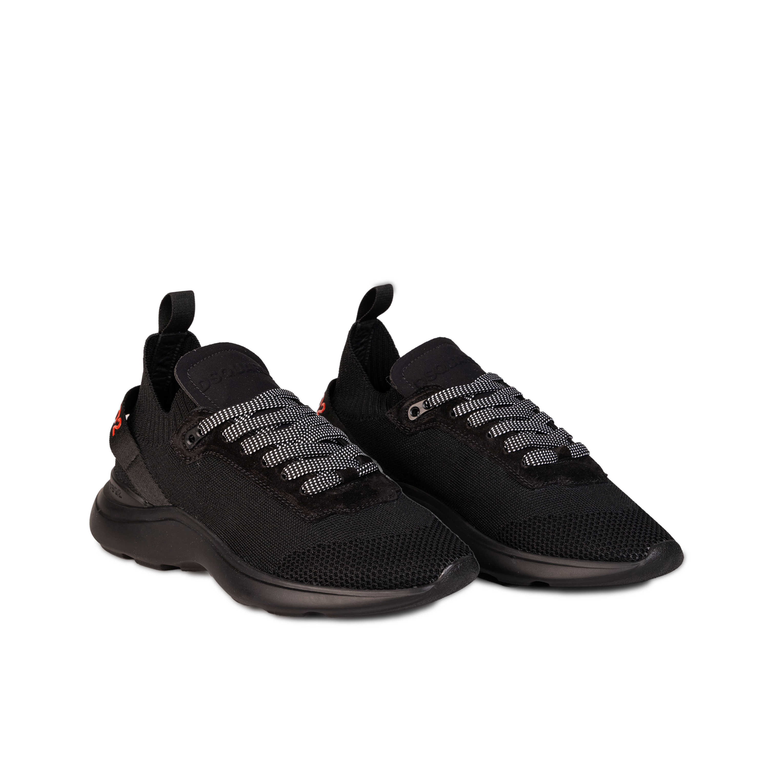 Sneakers Negro Negro Dsquared2 Lace Sock