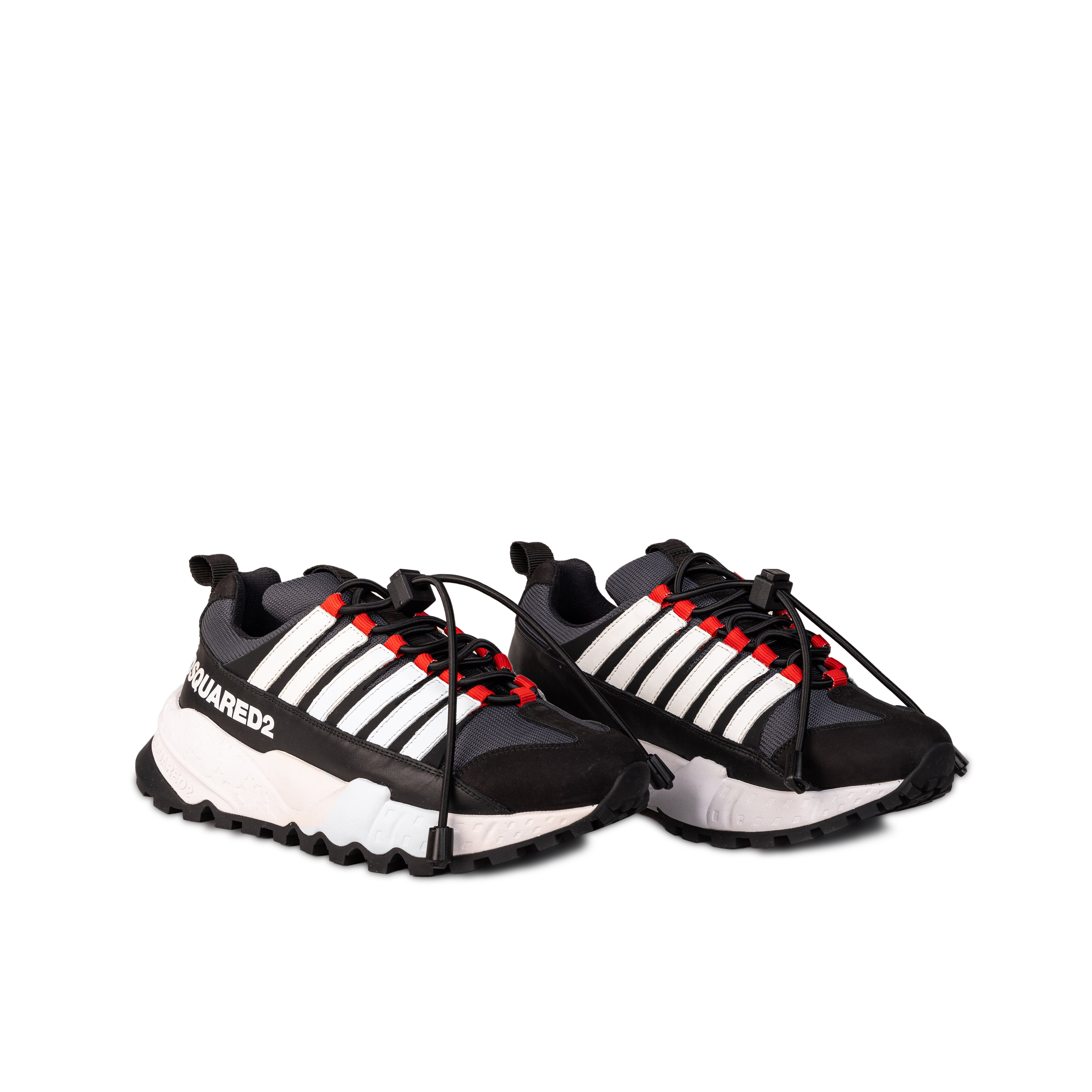 Sneakers Blanco Negro Dsquared2 Lace