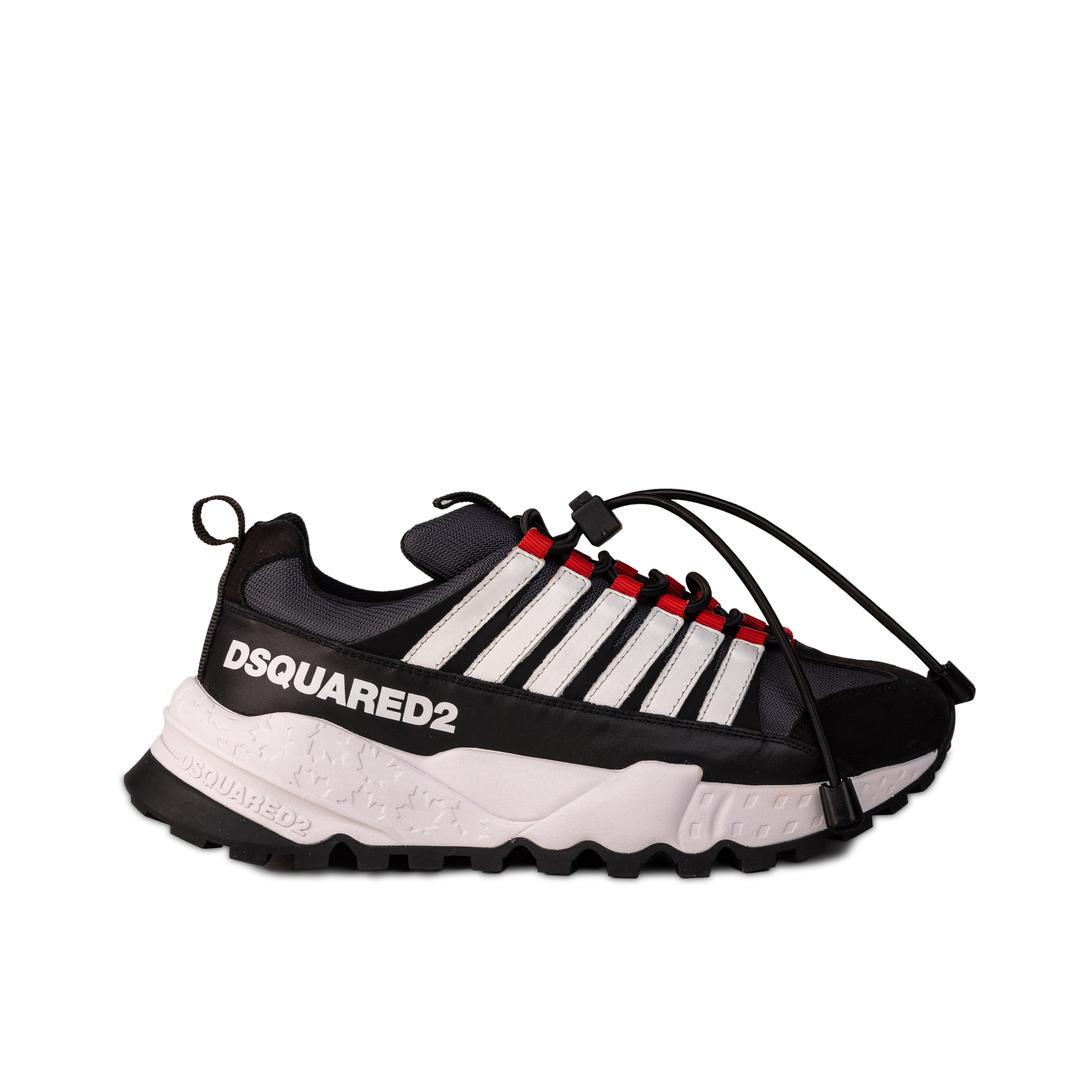 Sneakers Blanco Negro Dsquared2 Lace