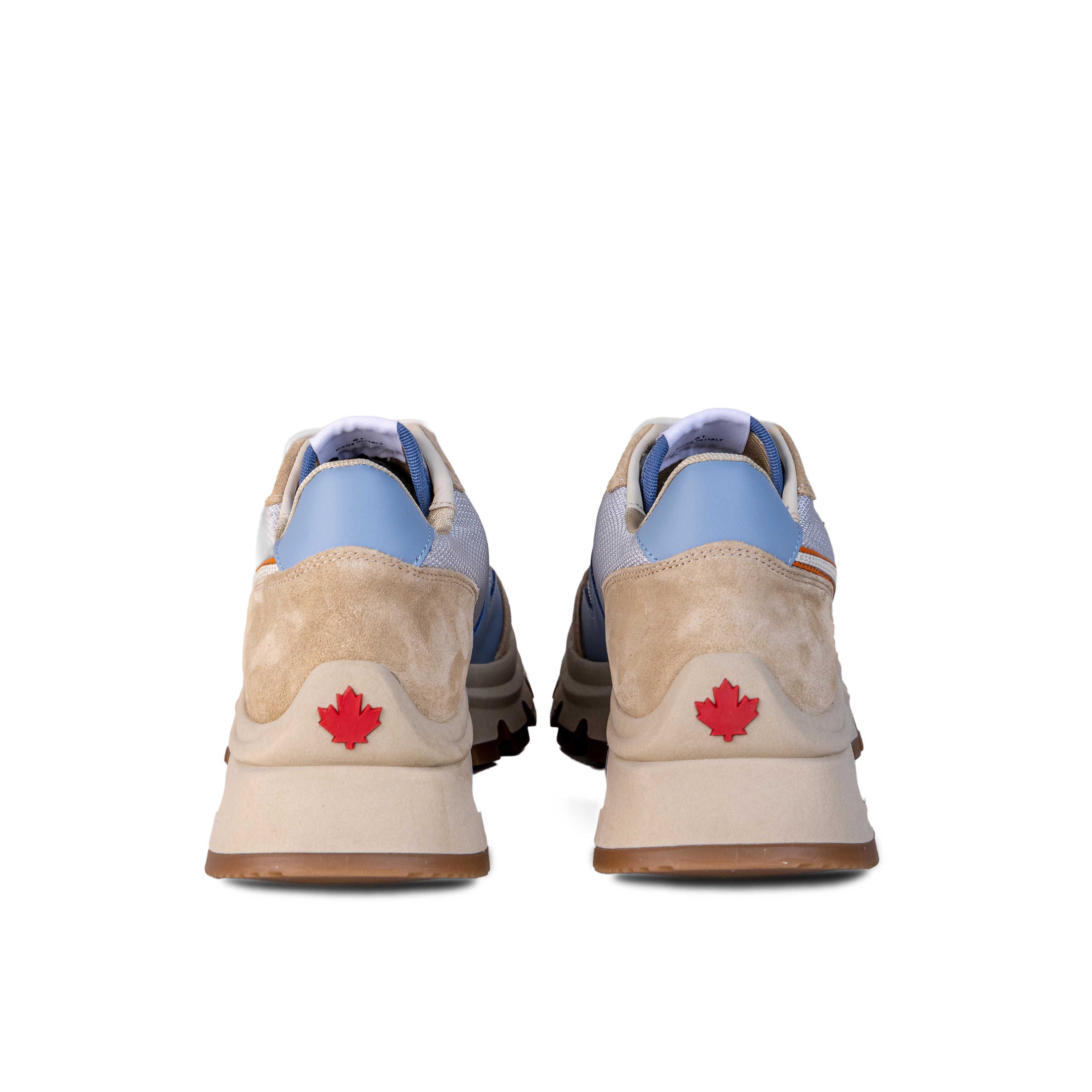 Sneakers Beige Azul Dsquared2 Panelled Bubble