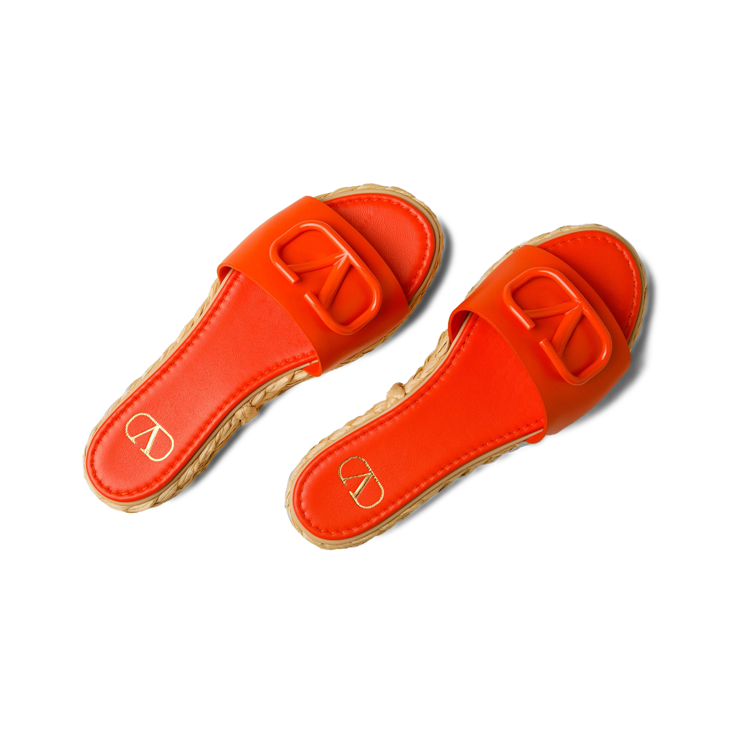 Sandalias Naranja Valentino Vlogon Sign