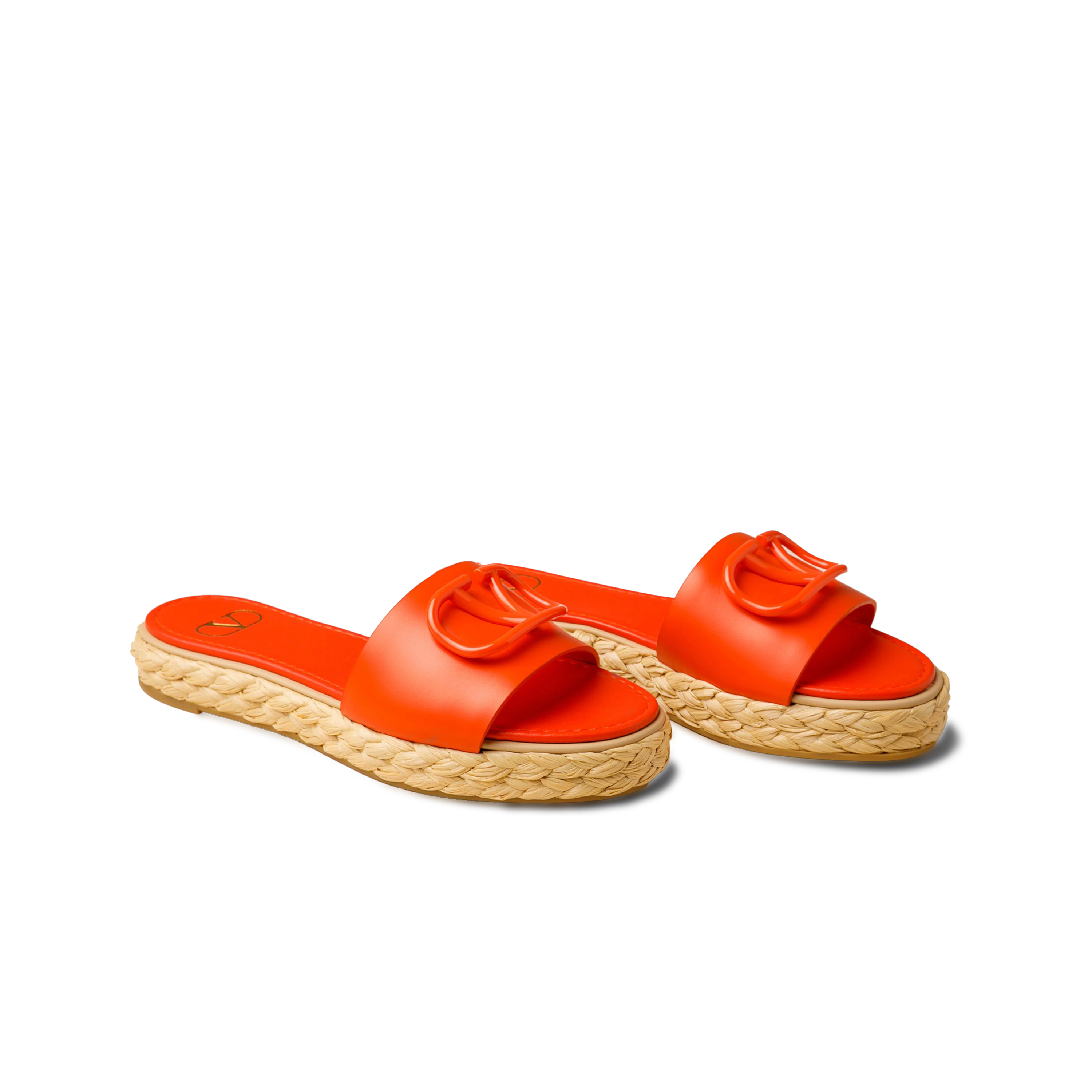 Sandalias Naranja Valentino Vlogon Sign