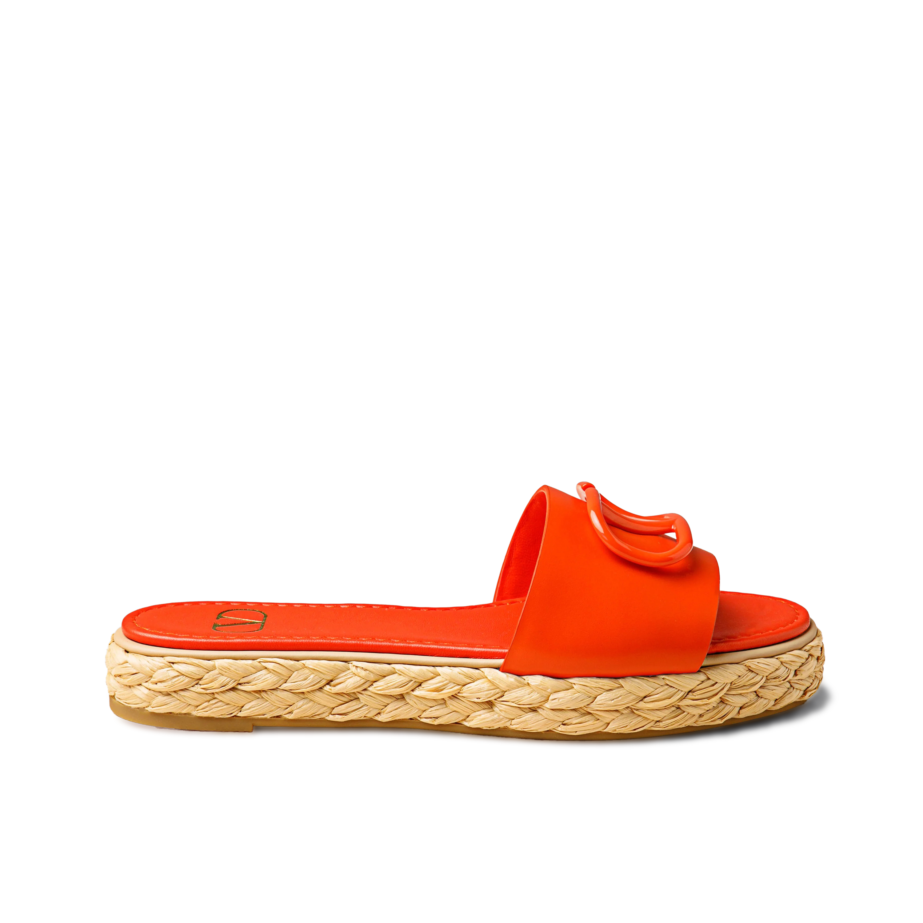 Sandalias Naranja Valentino Vlogon Sign