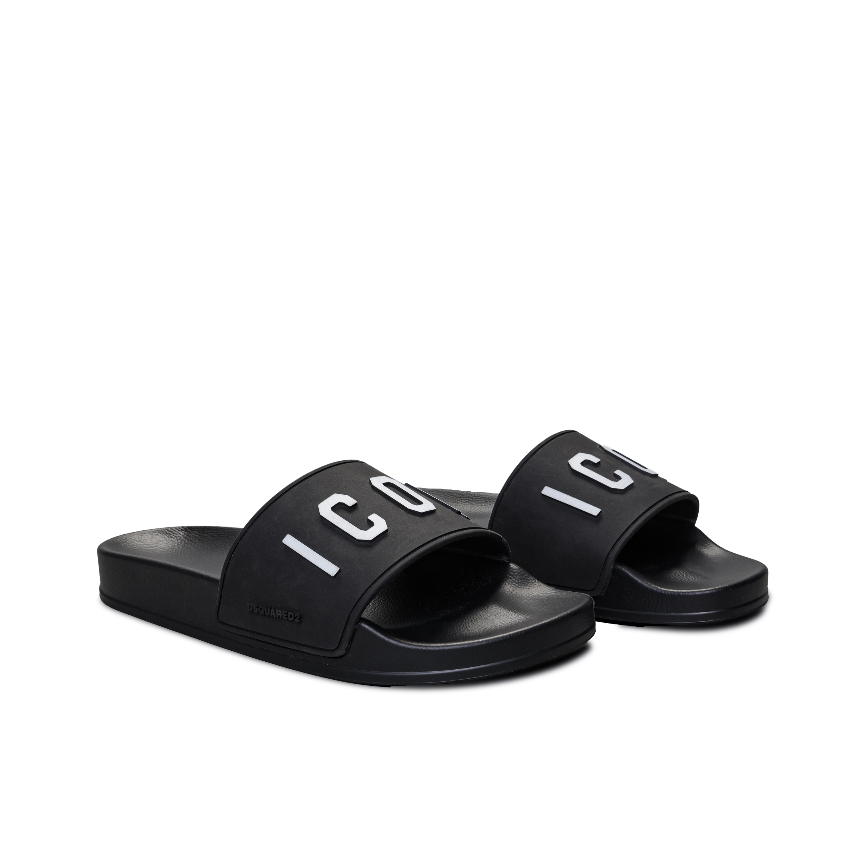 Sandalias Negras Dsquared2 Icon