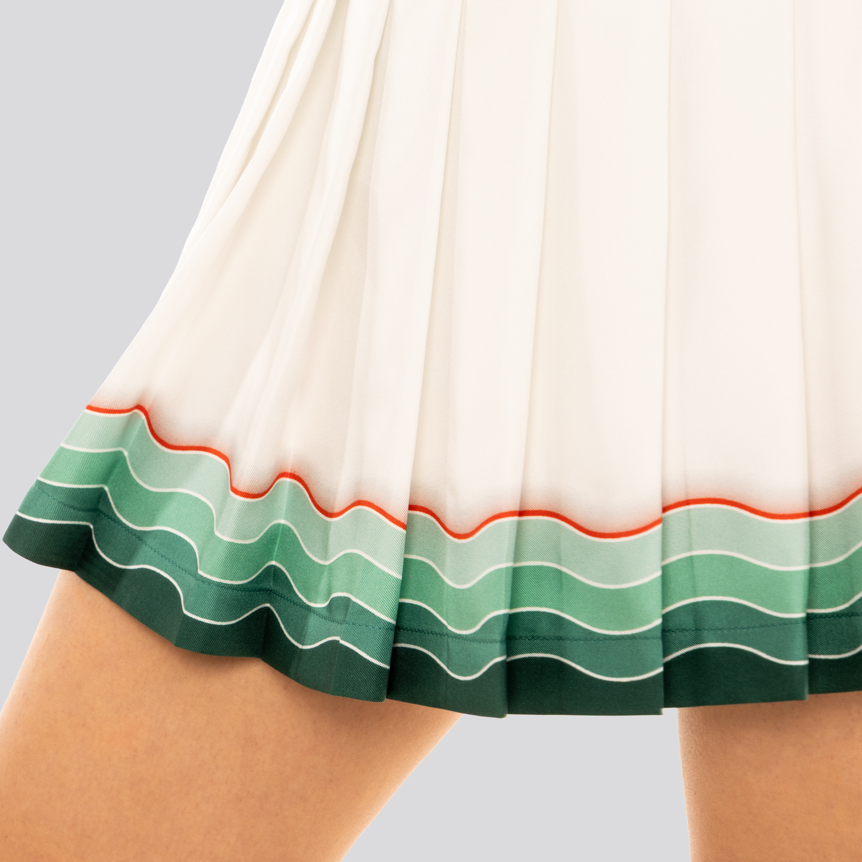 Falda Blanca Casablanca Montagne Ondulee