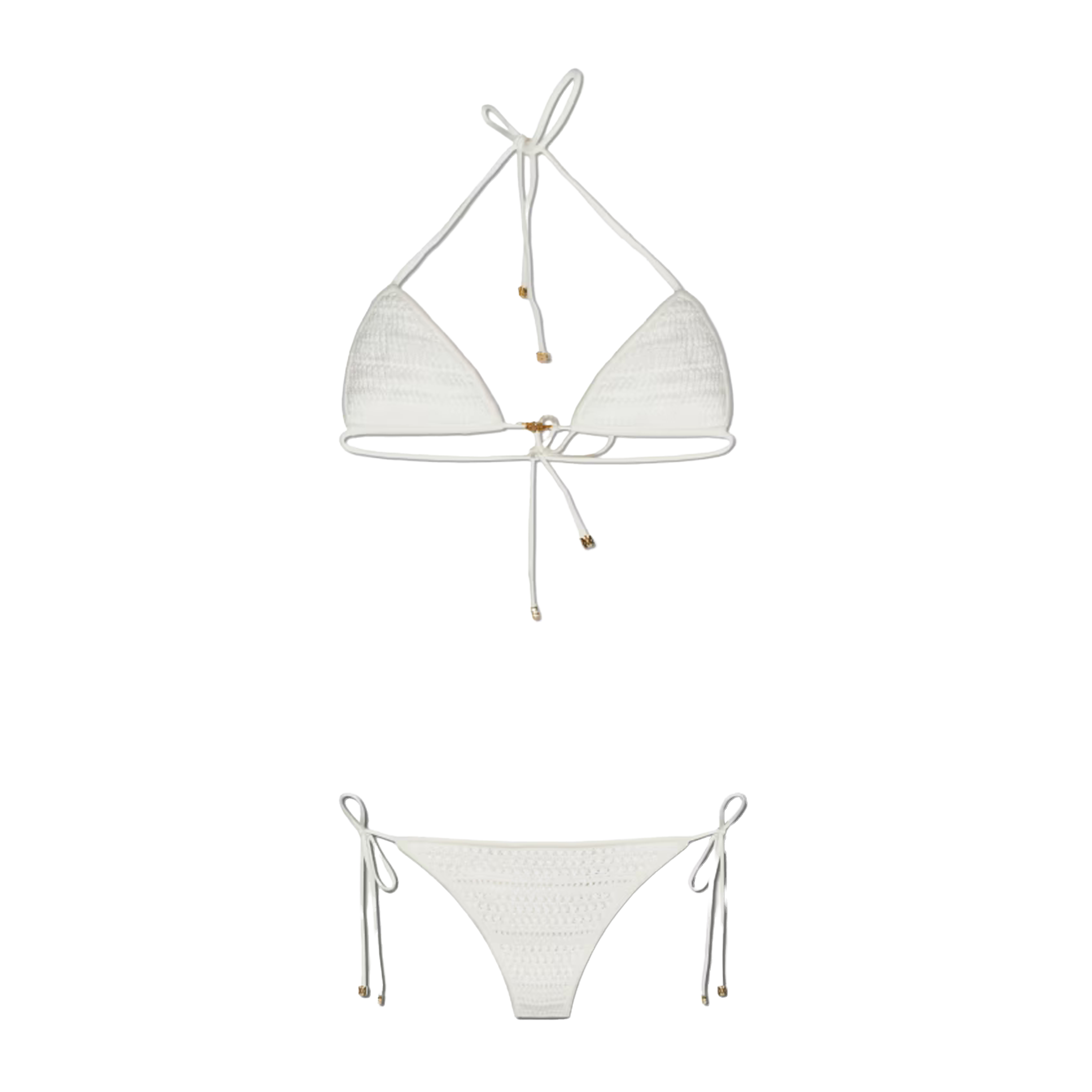Bikini Blanco AMIRI Crochet
