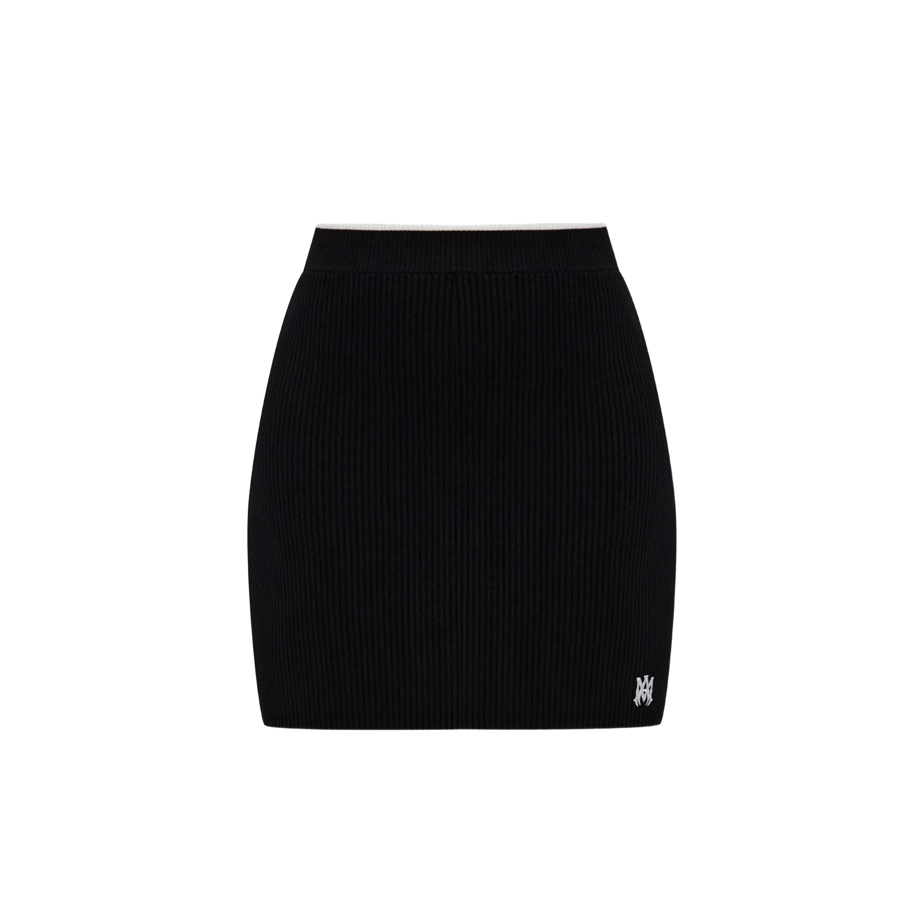 Falda Negra AMIRI MA Logo