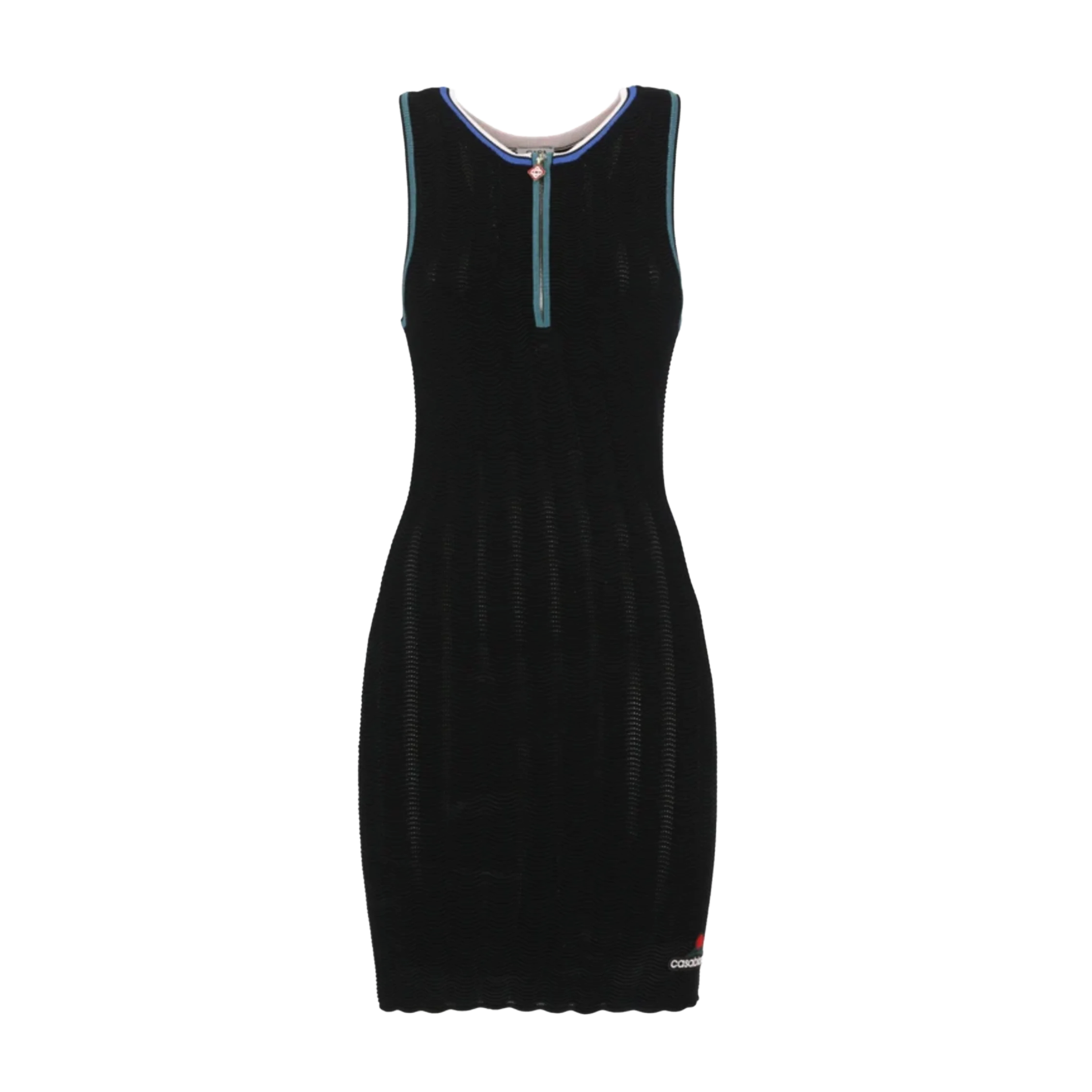 Vestido Negro Casablanca Viscose Wave