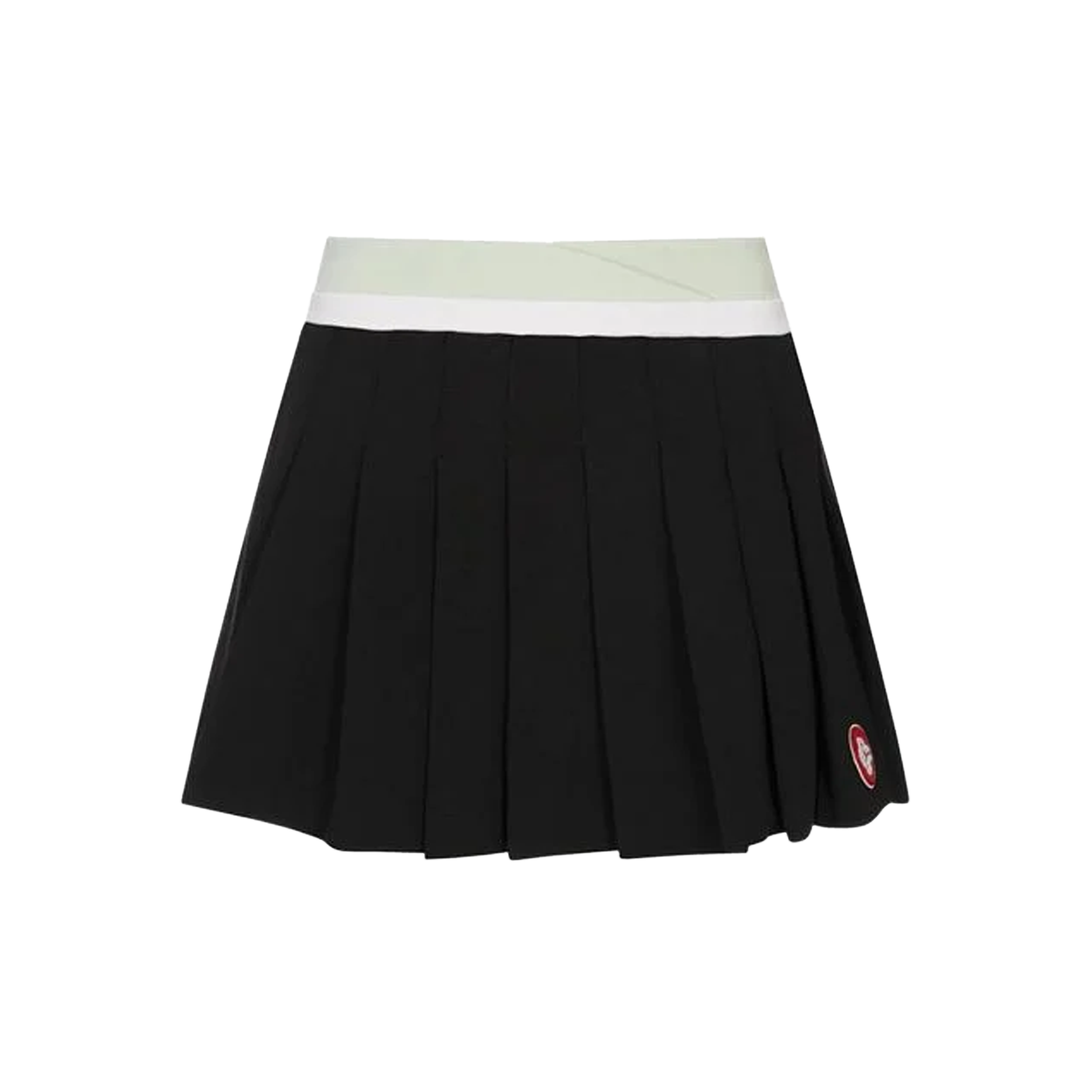 Falda Negra Casablanca Scuba Pleated