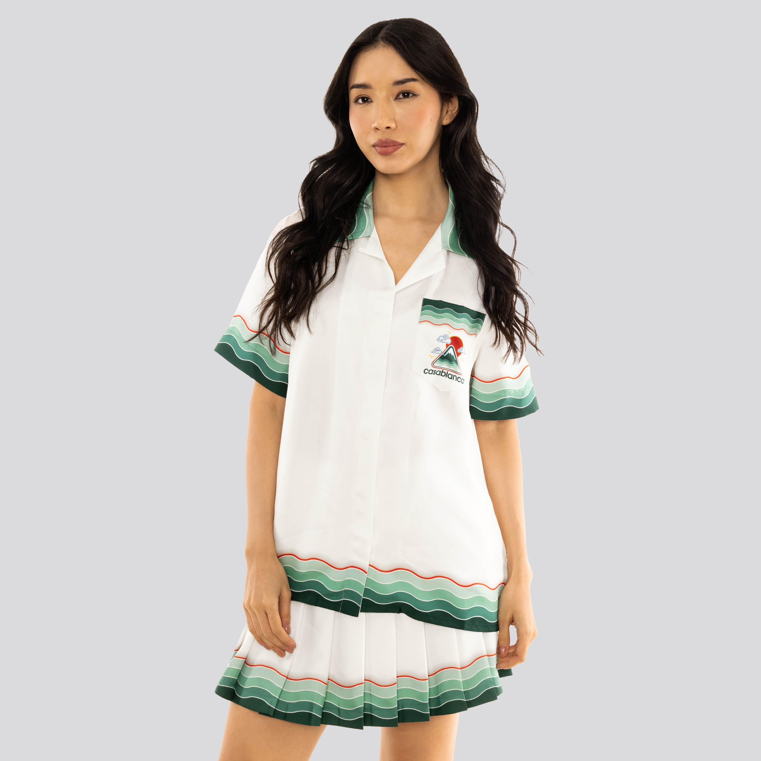 Camisa Blanca Casablanca Montagne Ondulee