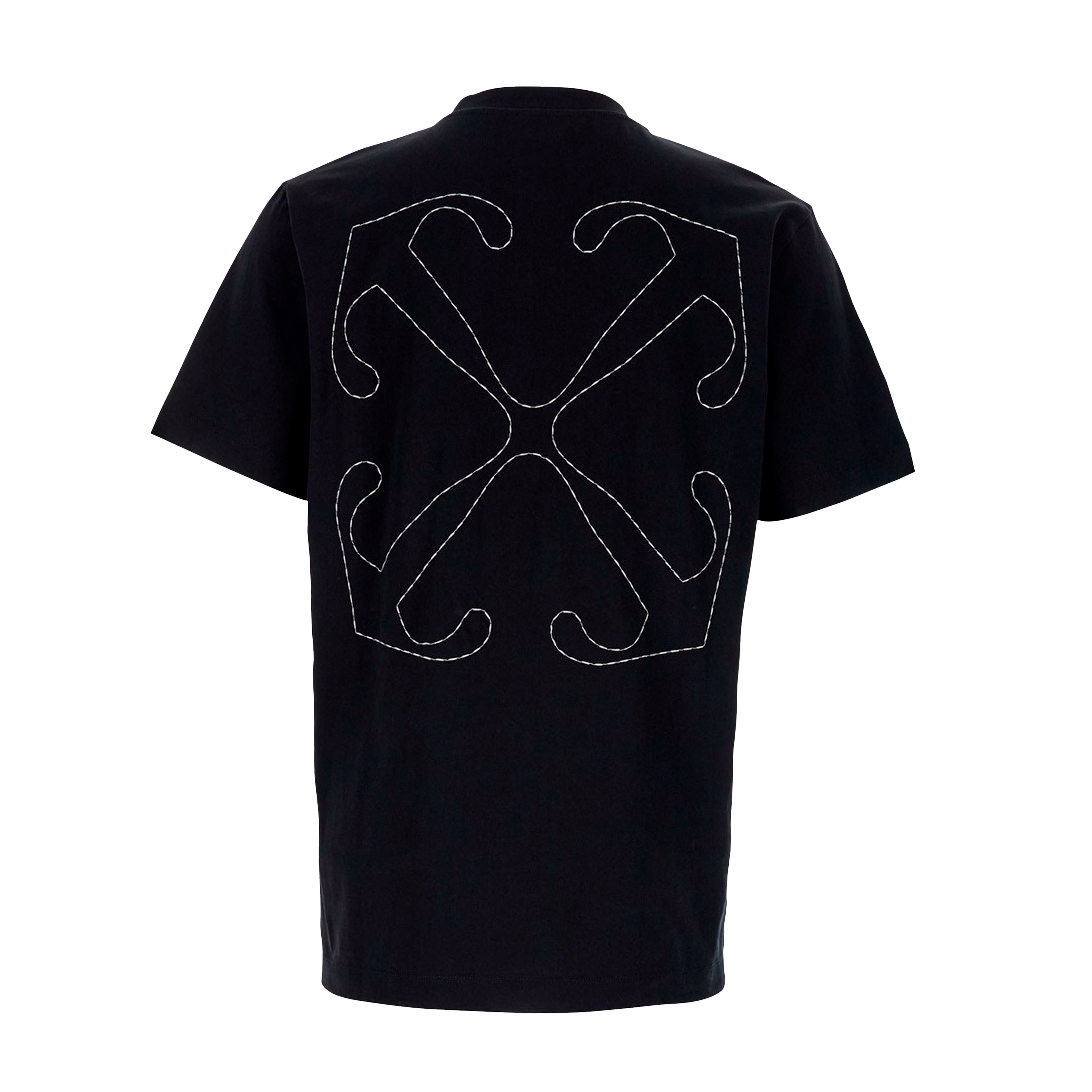 Camiseta Negra Off-White Stitch Arrow