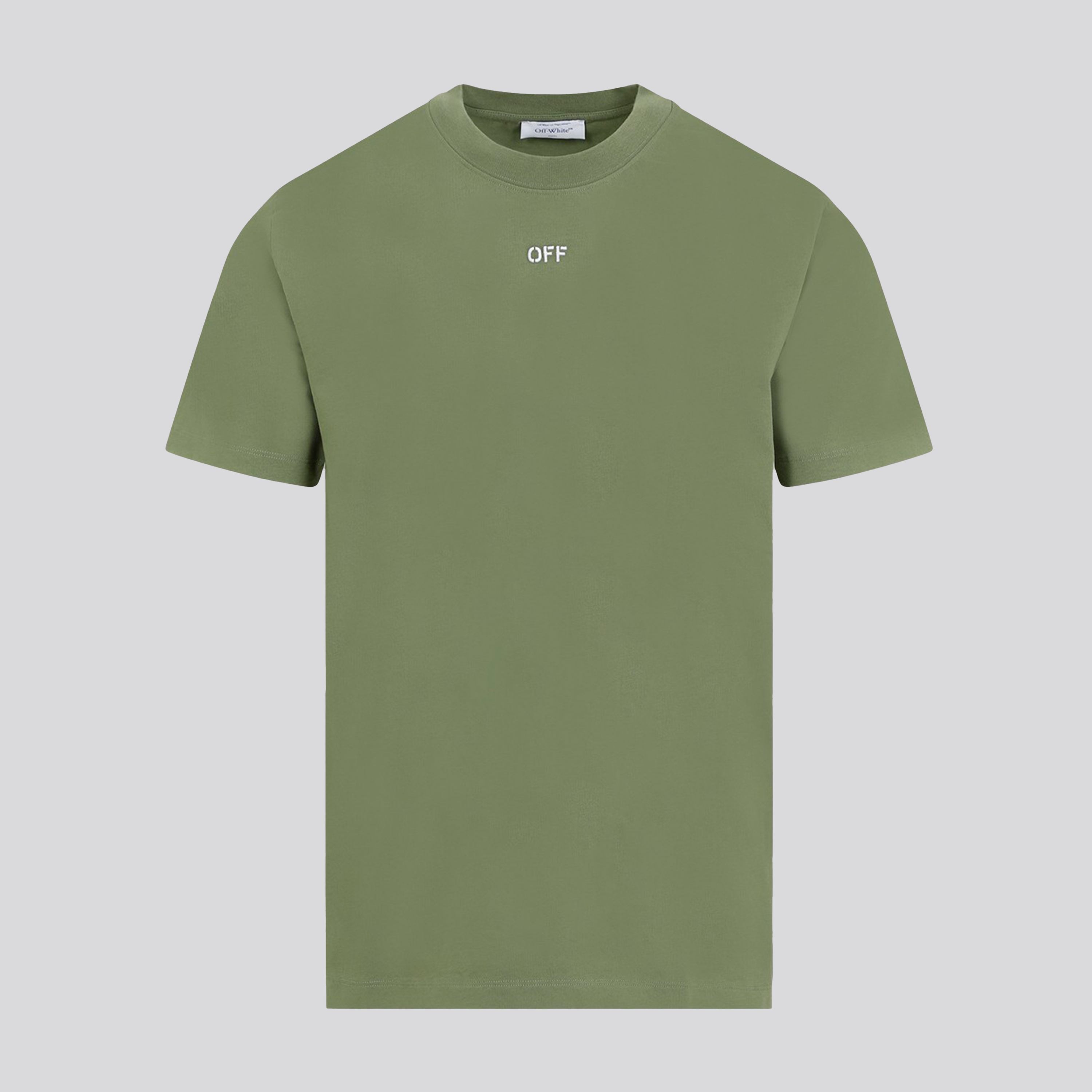 Camiseta Verde Off-White Stitch Arrow