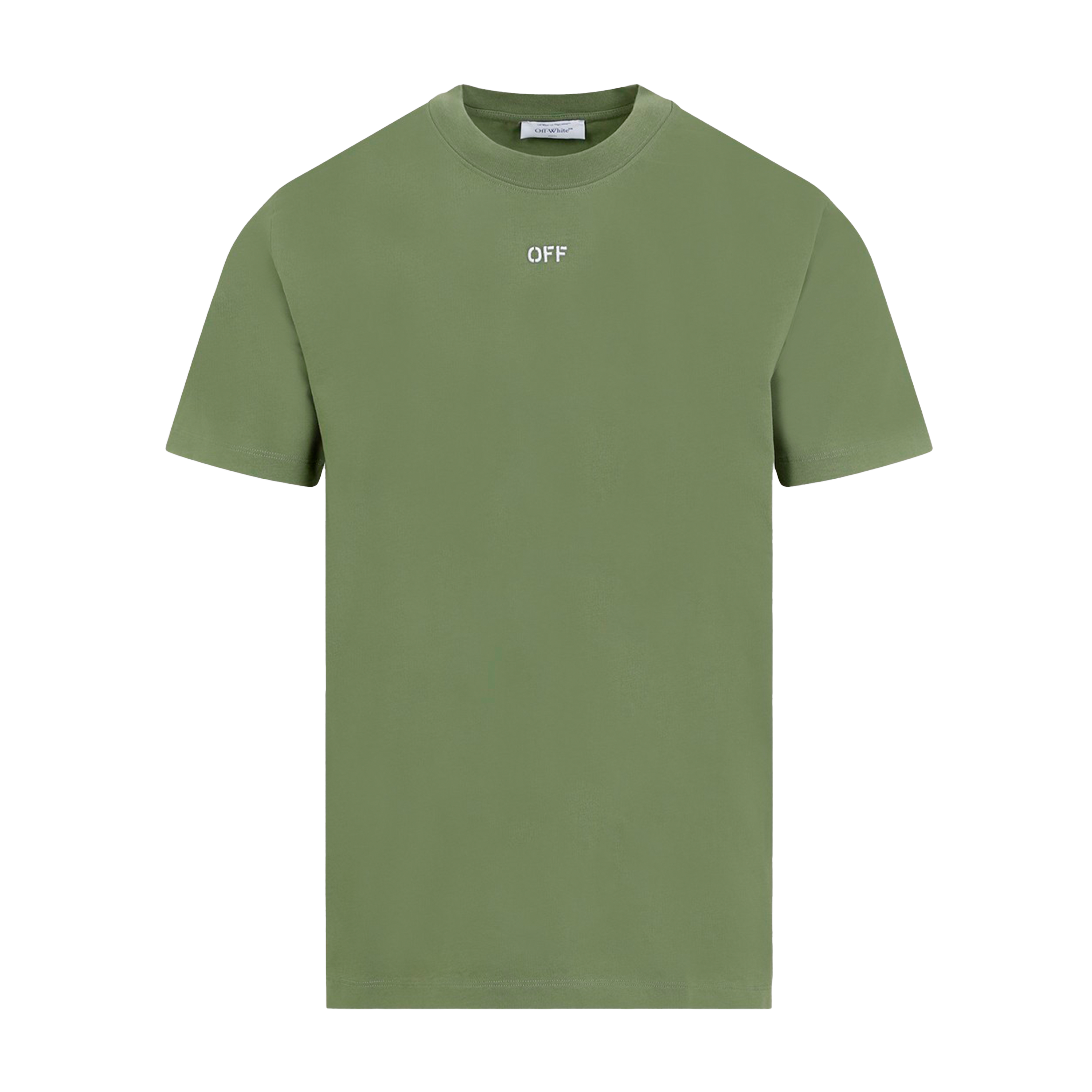 Camiseta Verde Off-White Stitch Arrow