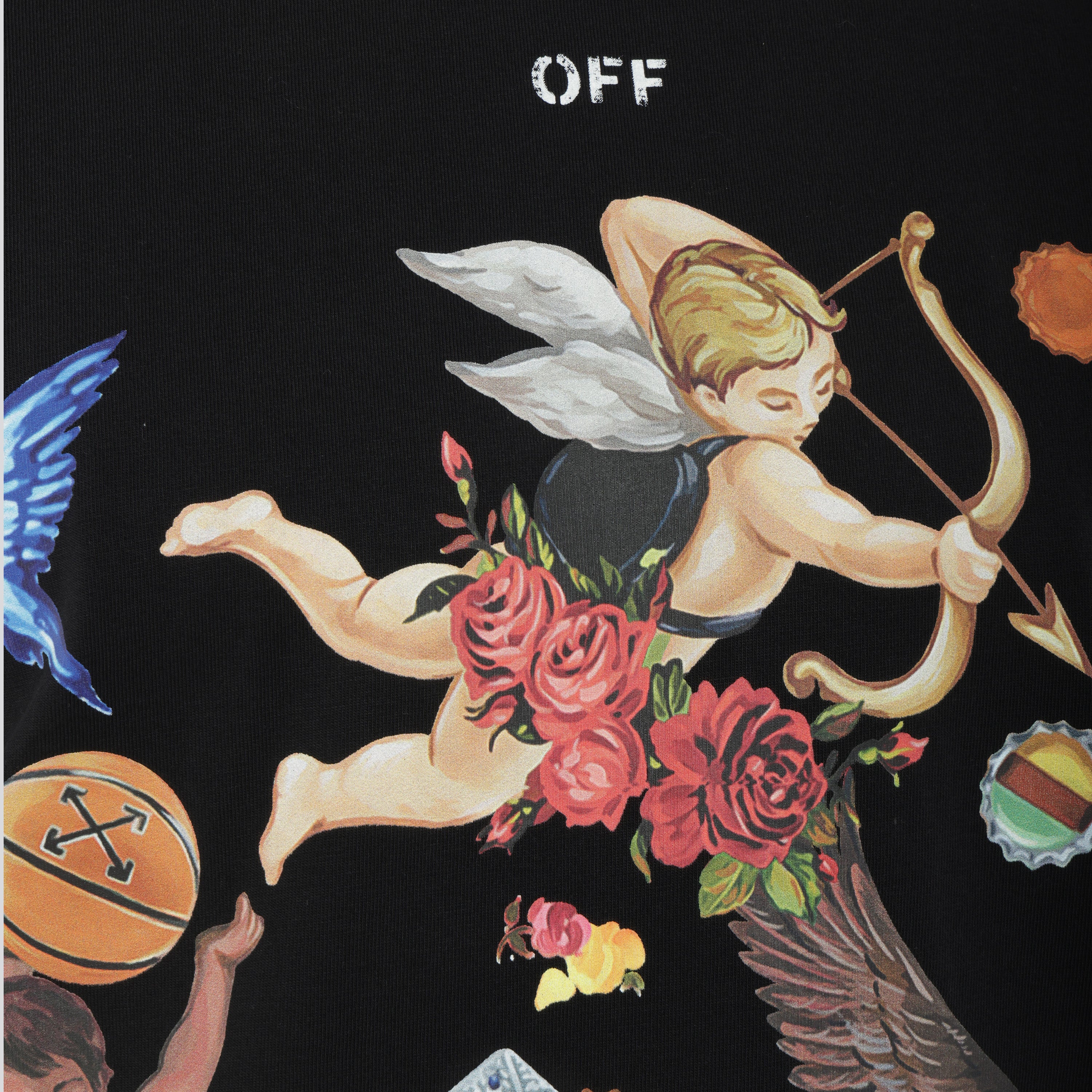 Camiseta Negra Off-White Fresco Car