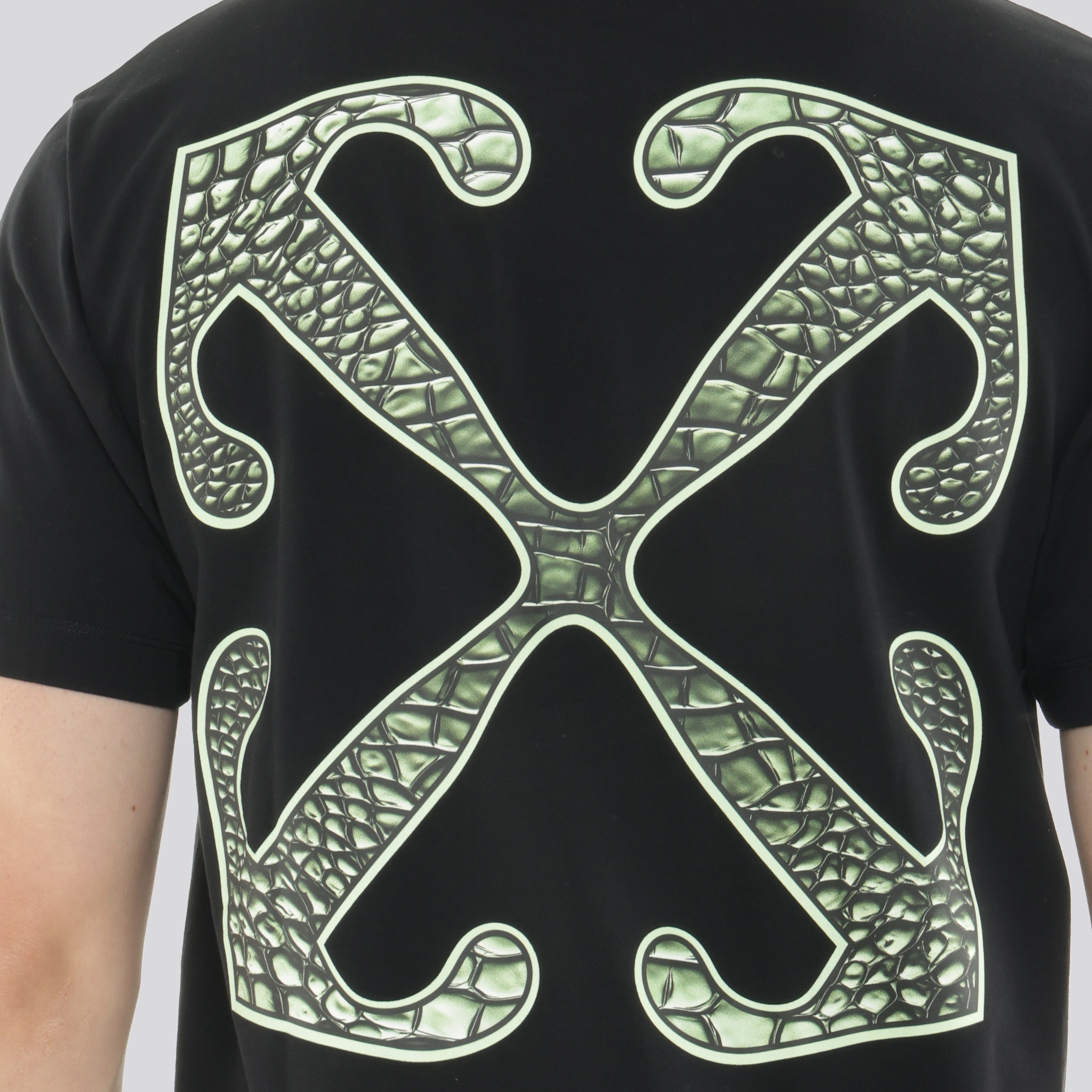 Camiseta Negra Off White Croco Arrow