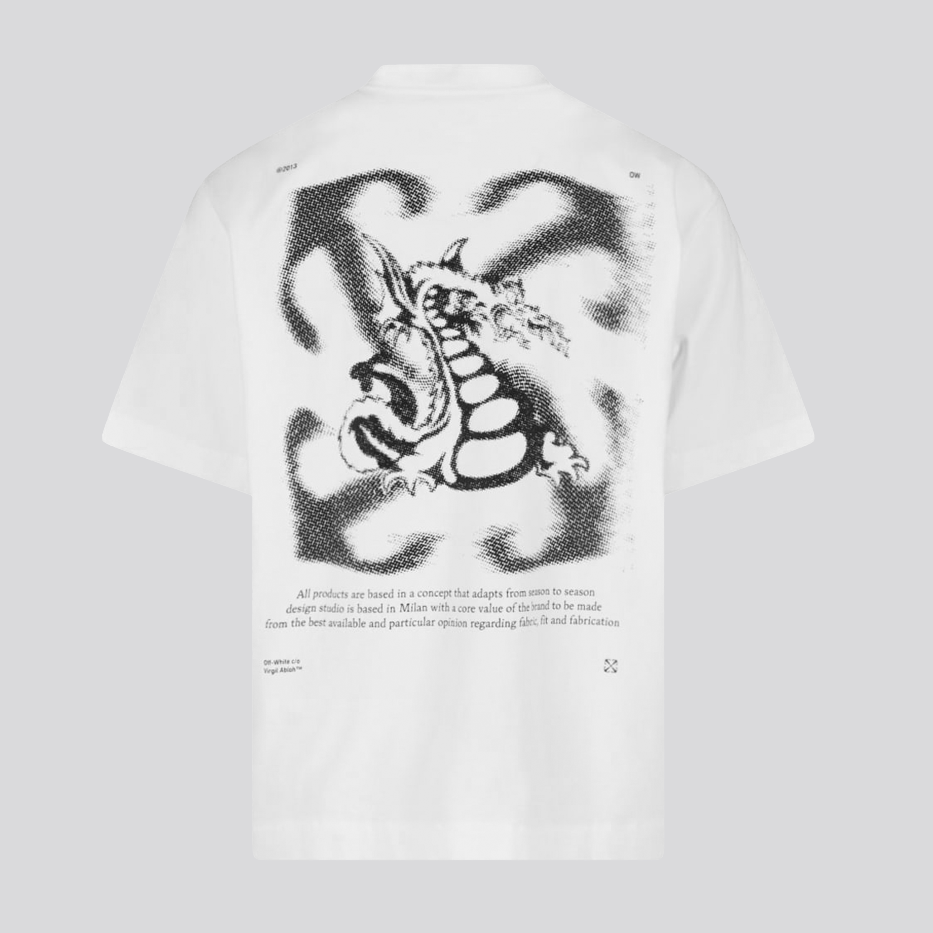 Camiseta Blanca Off-White Dragon Arrow