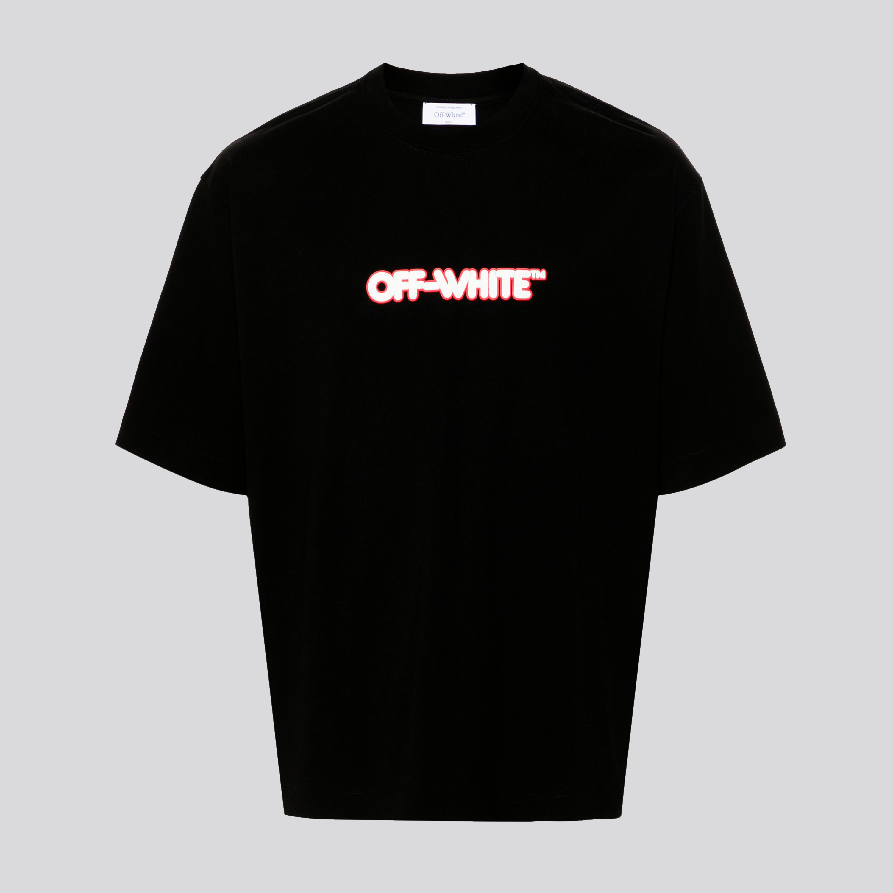 Camiseta Negra Off-White Round Logo