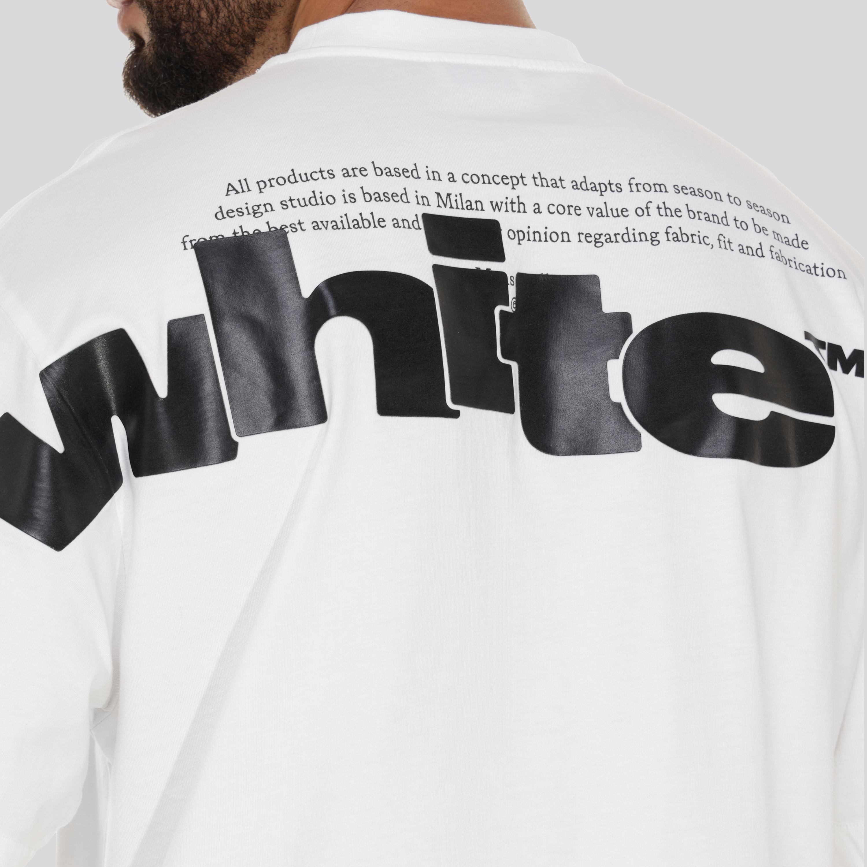 Camiseta Blanca Off-White Shared Logo