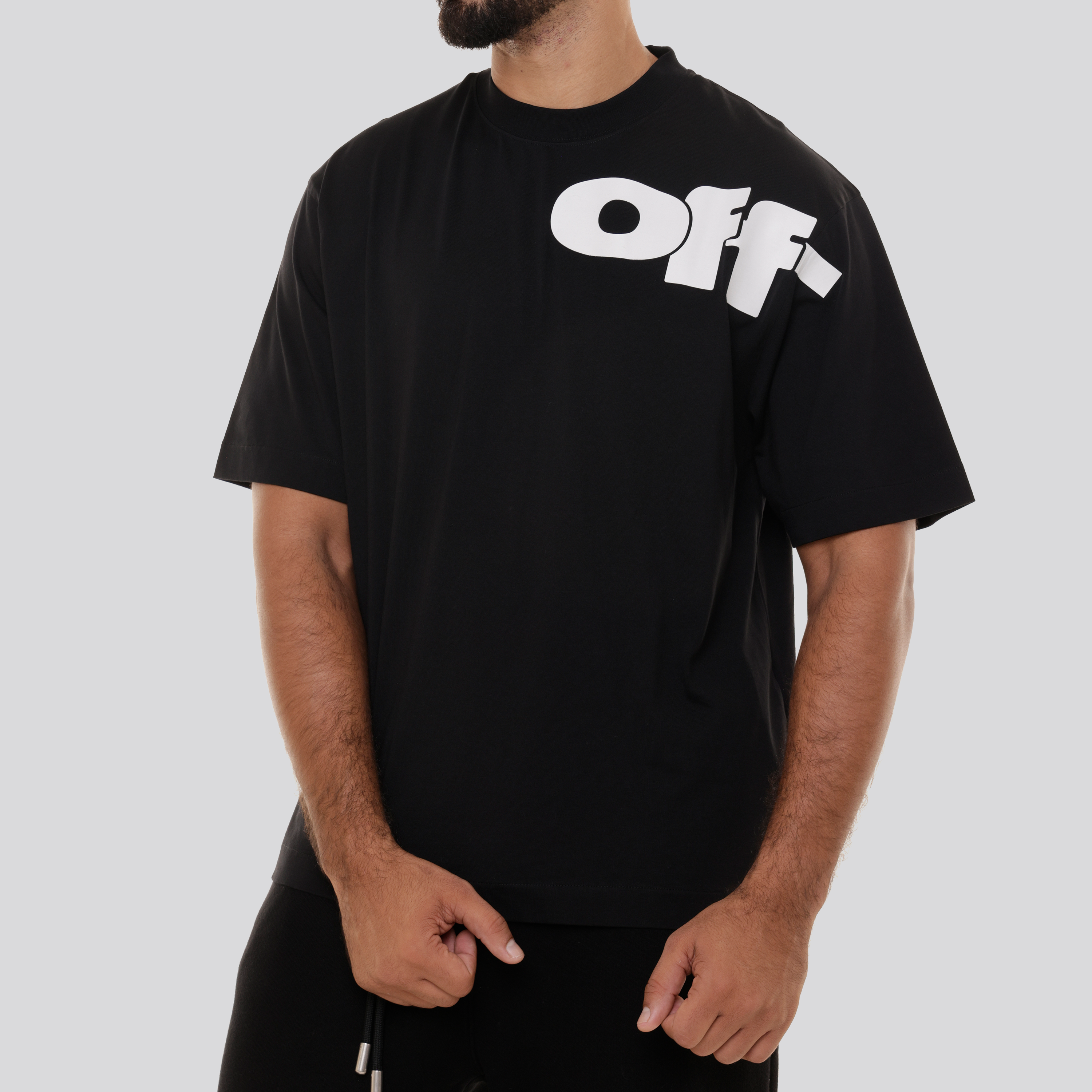 Camiseta Negra Off-White Shared Logo