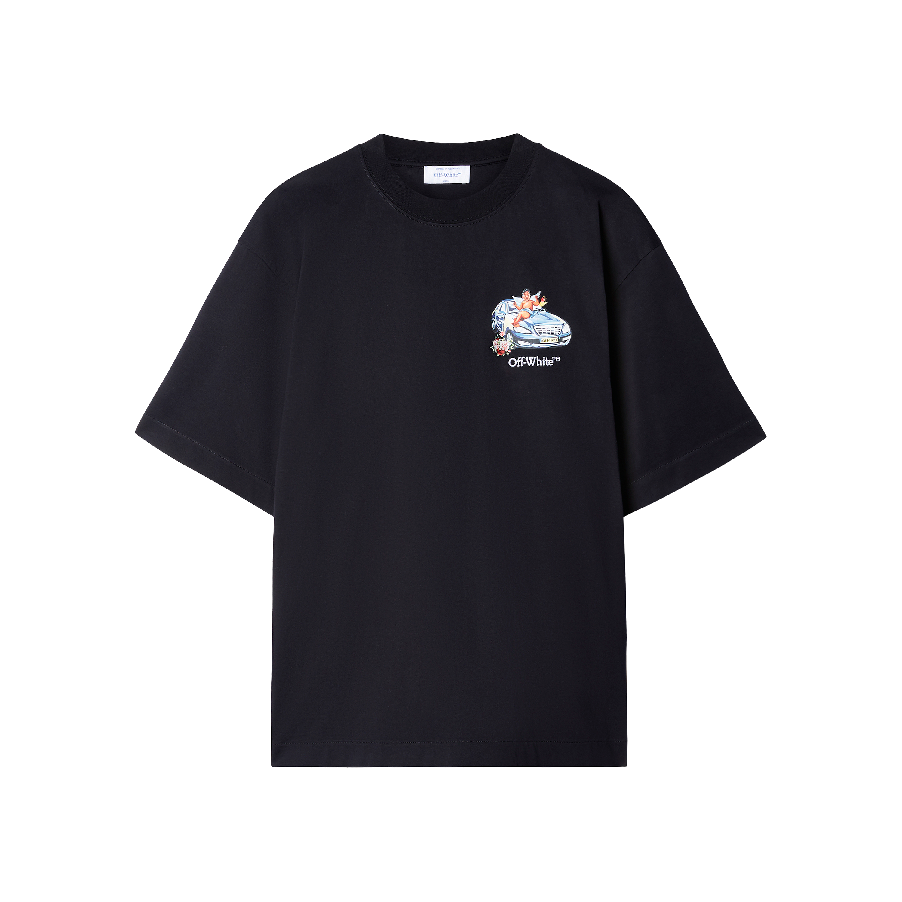 Camiseta Negra Off-White Fresco Arrow Skate