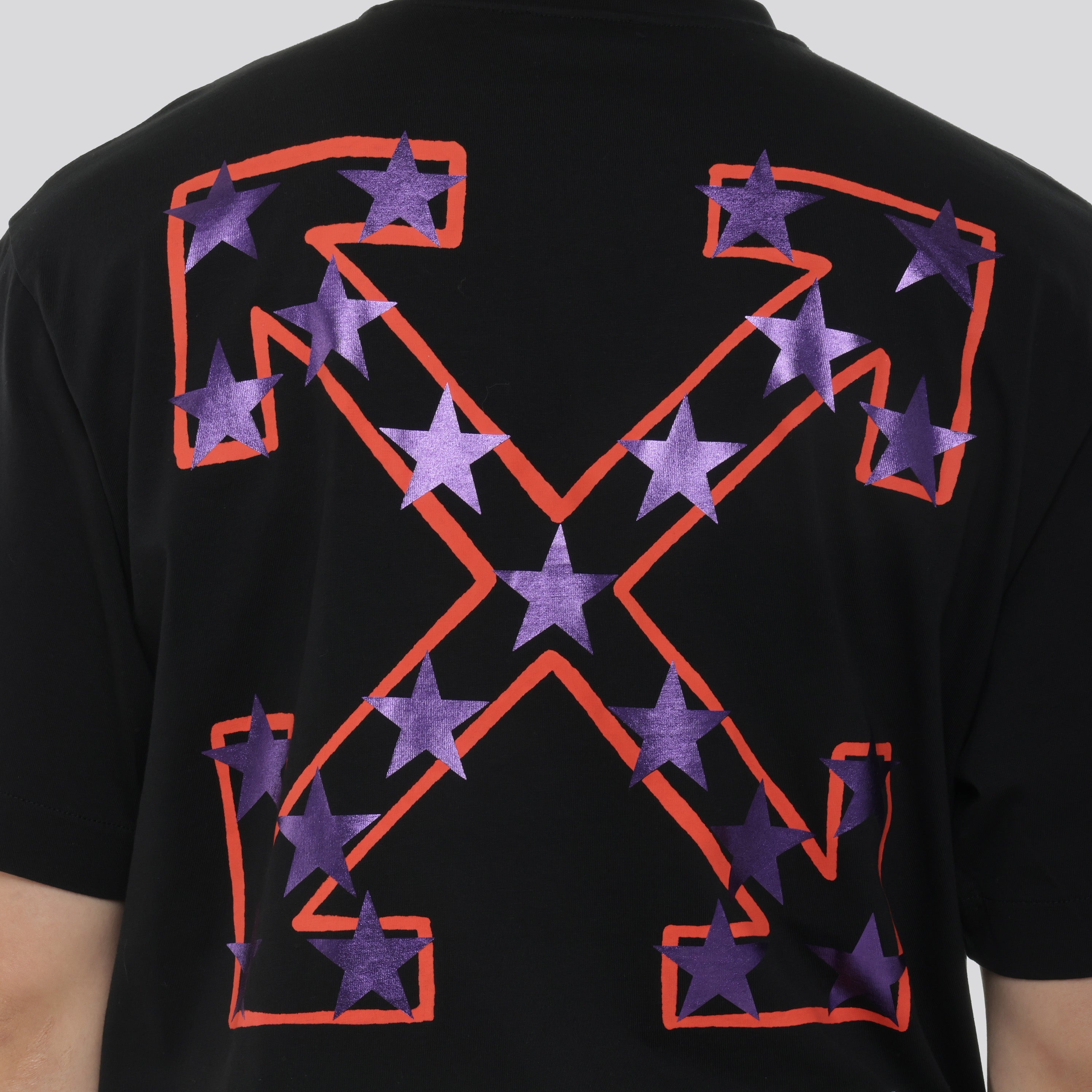 Camiseta Negra Off-White Star Arrow Skate