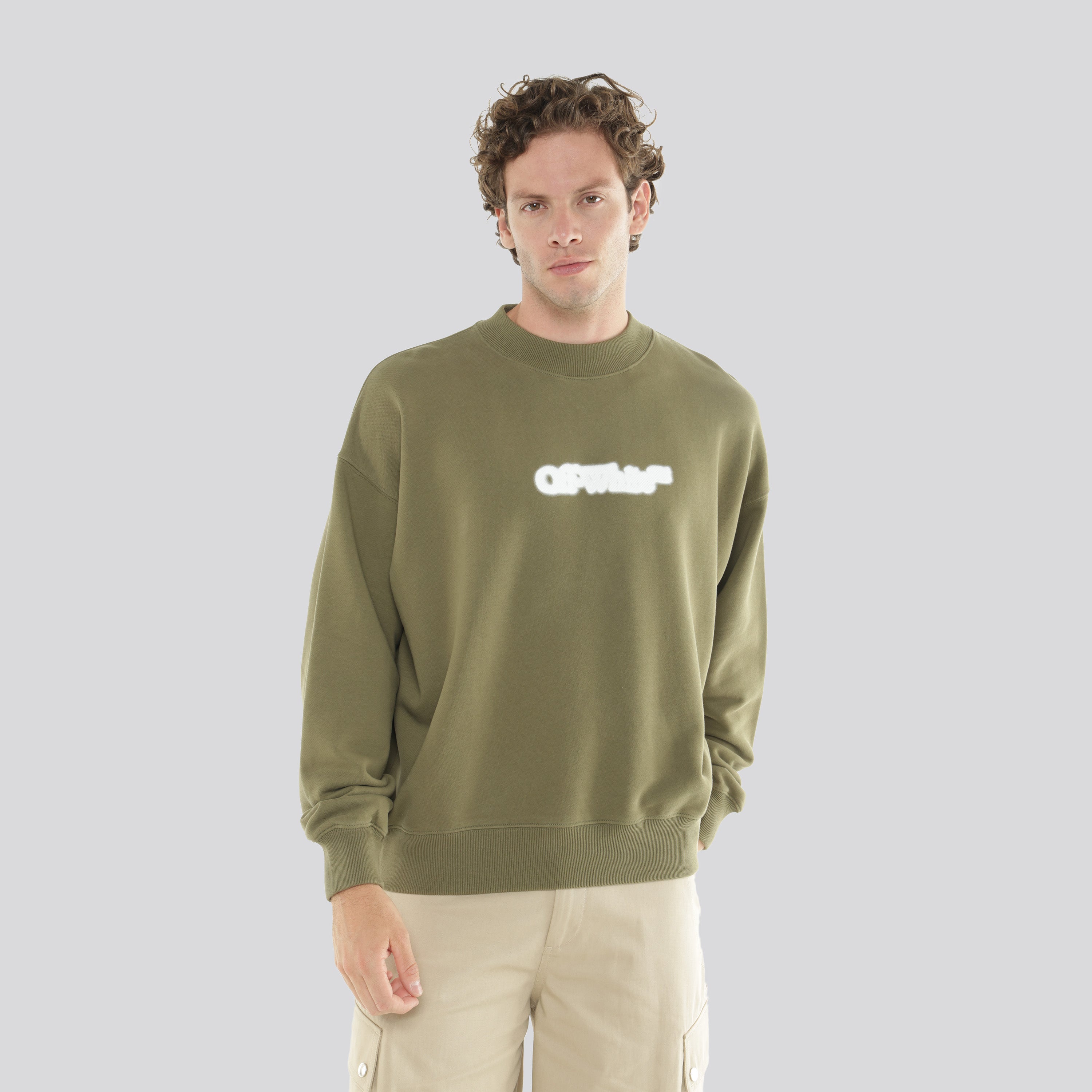 Buzo Verde Off-White Spray Arrow
