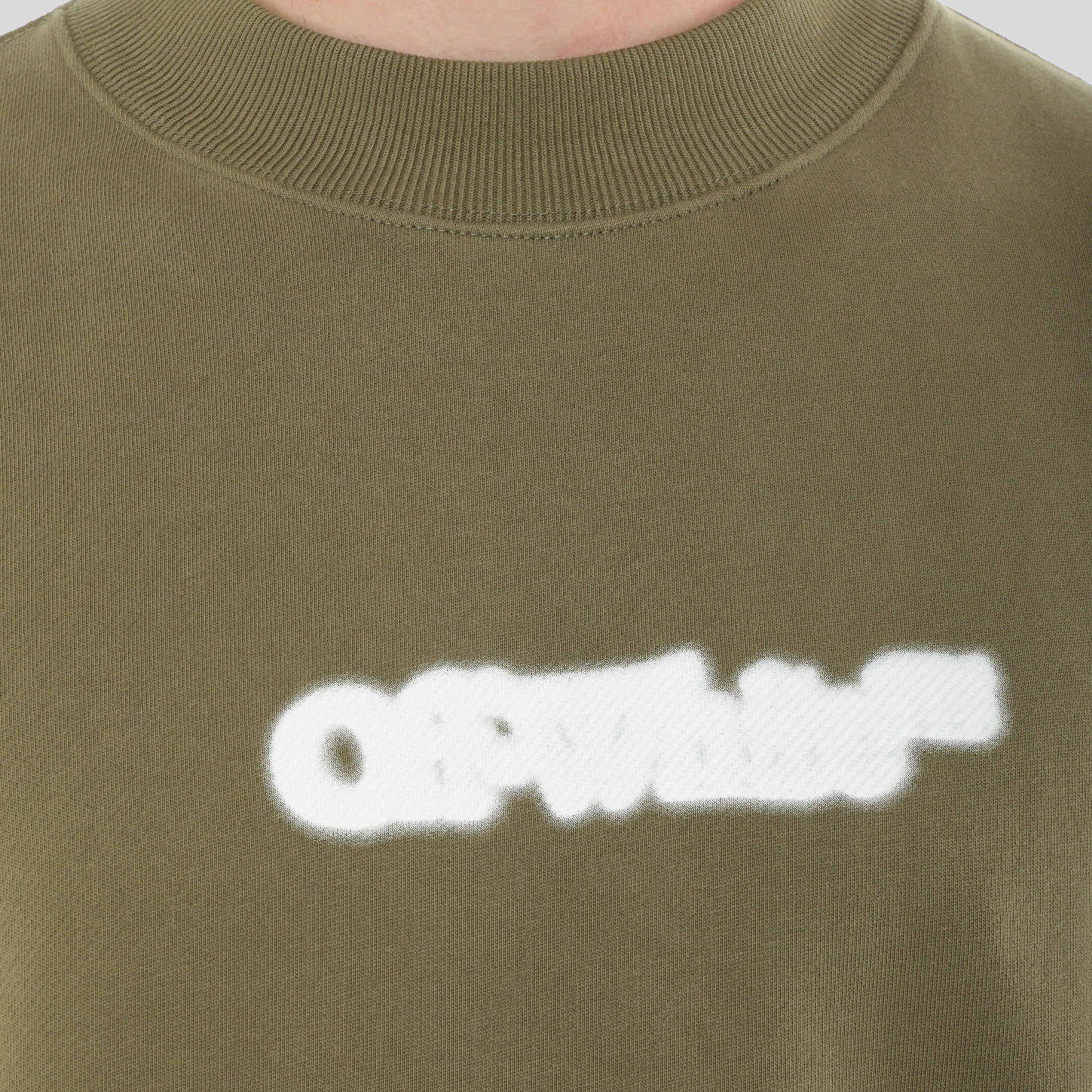 Buzo Verde Off-White Spray Arrow