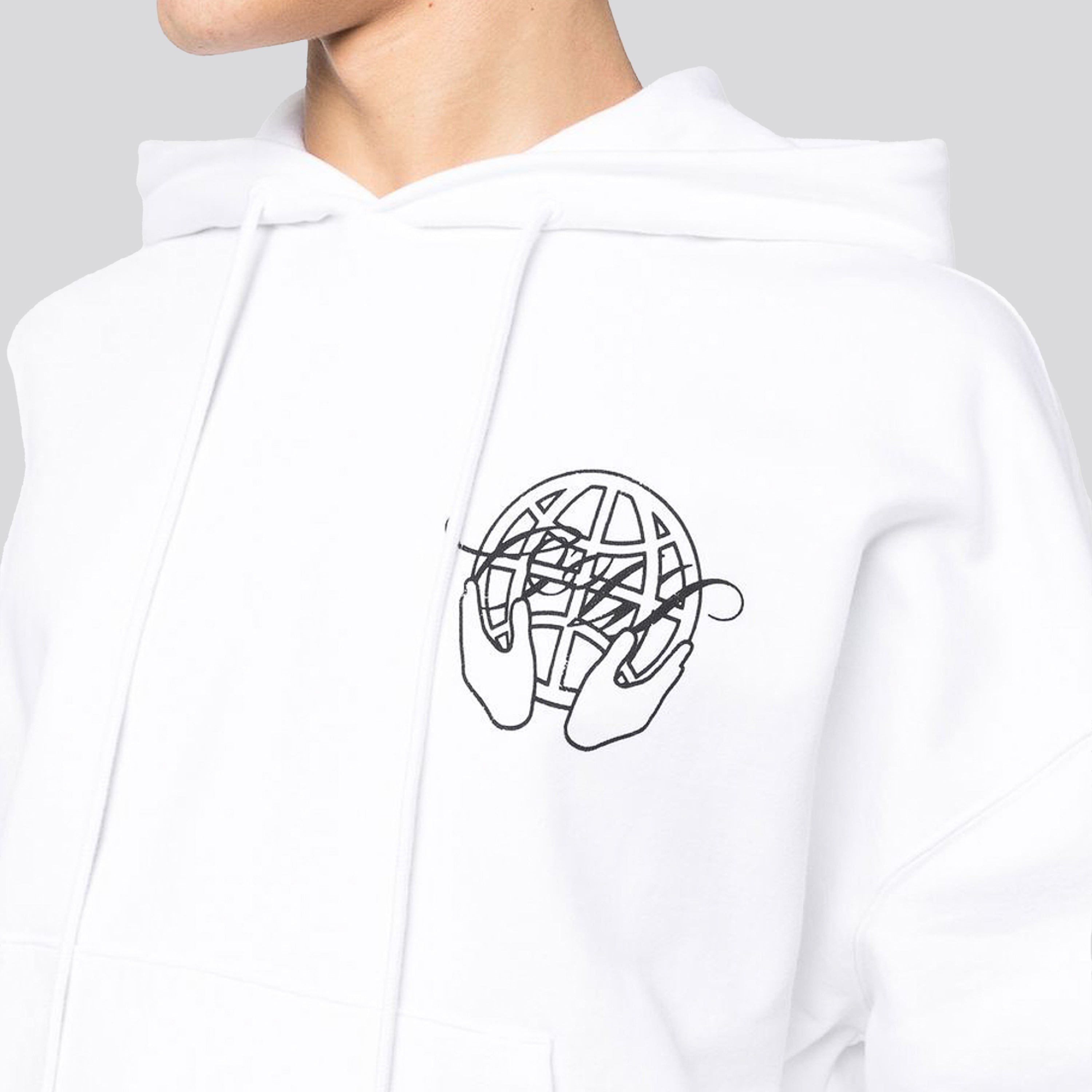 Buzo Blanco Off-White Hand Arrow