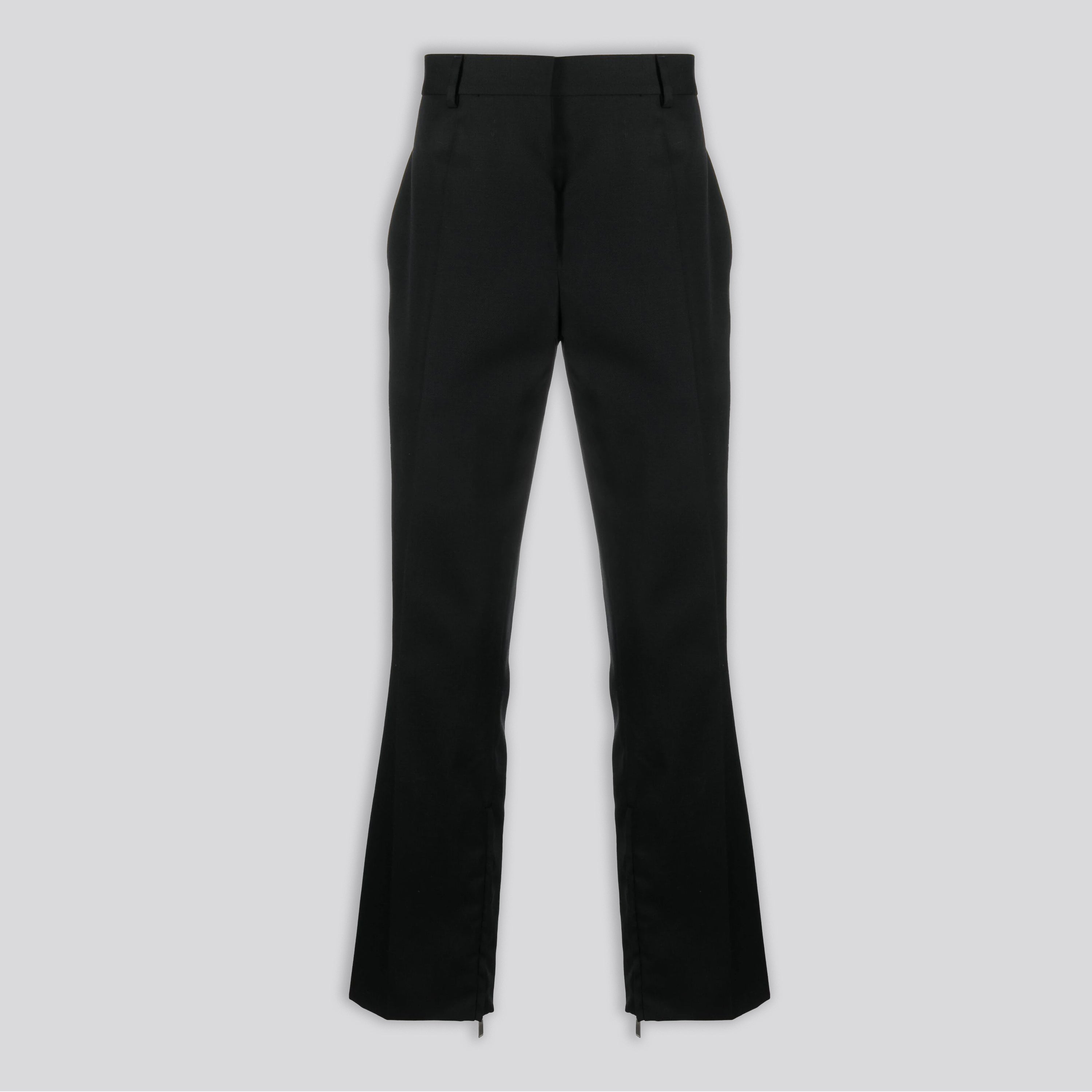Pantalón Negro Off-White Slim Zip
