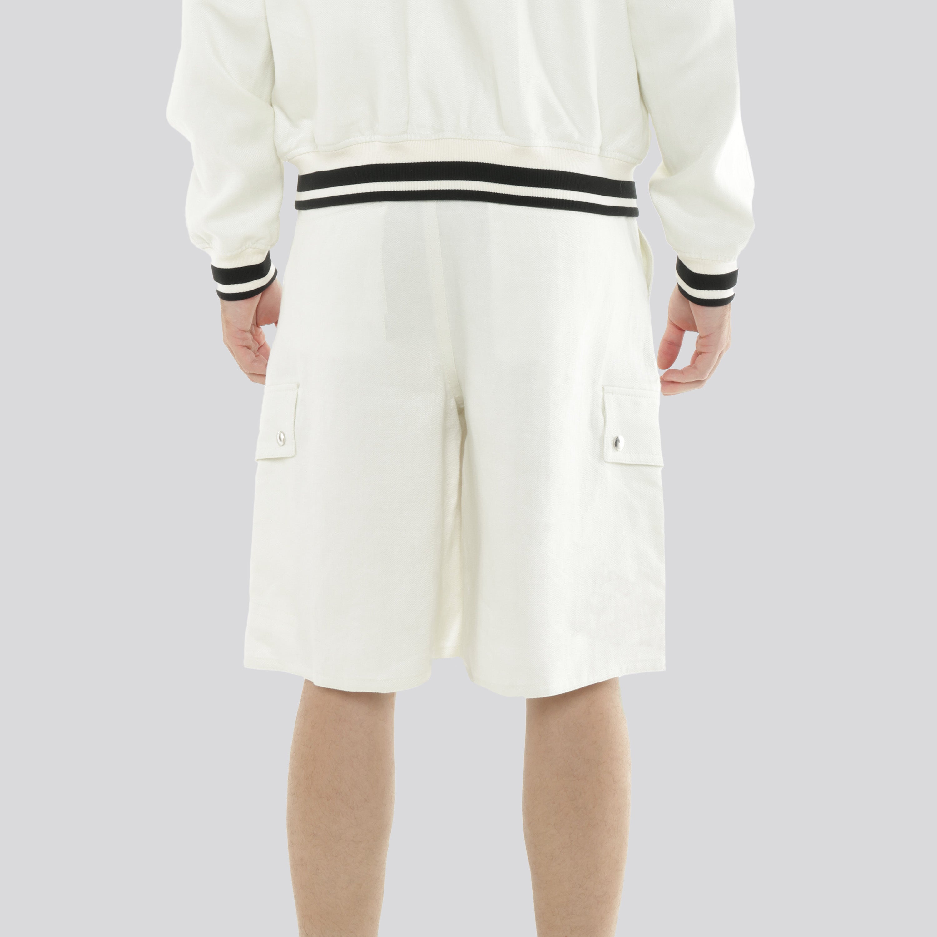 Pantaloneta Blanca Off White Pocket