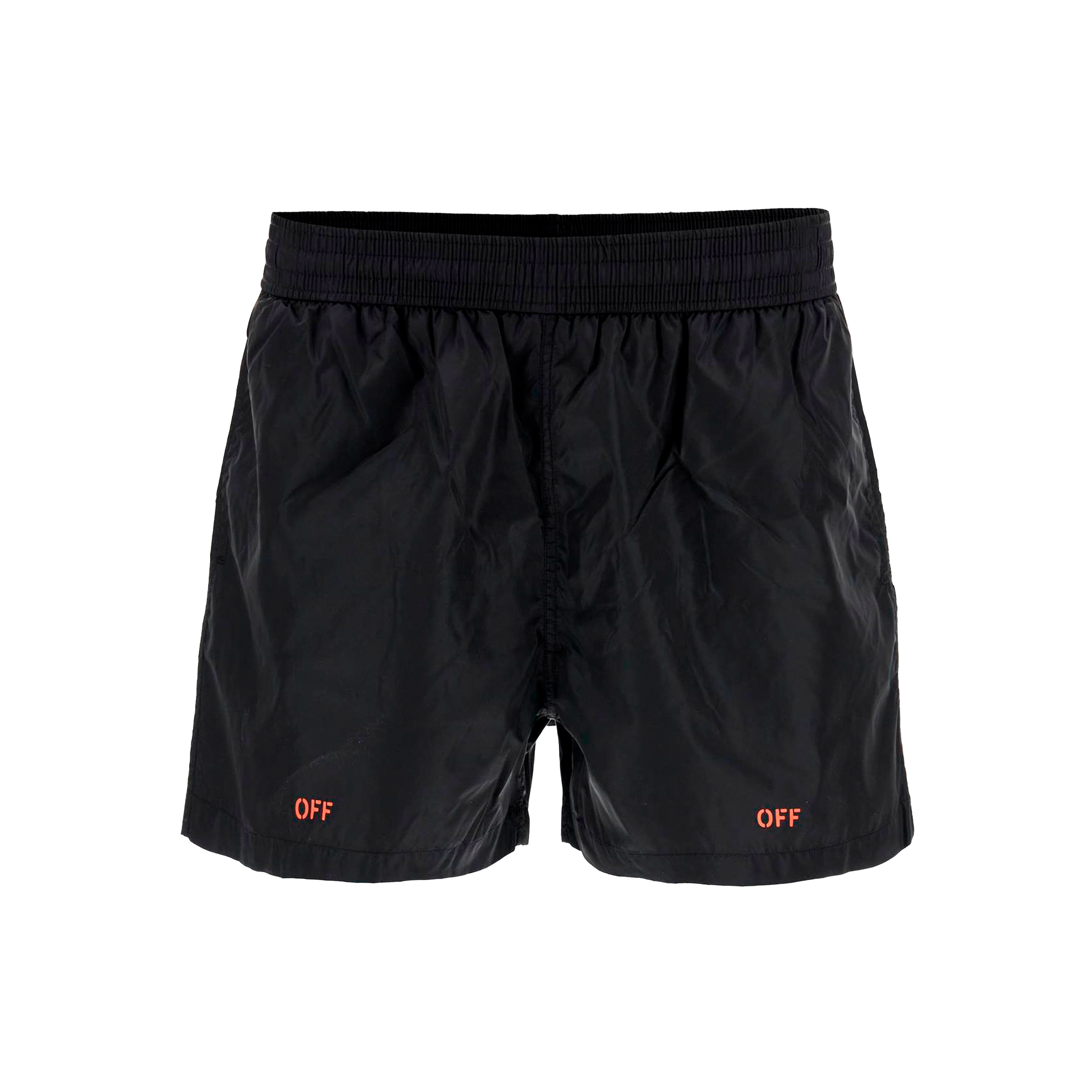 Pantaloneta Negro Off-White Rojo Off Stamp
