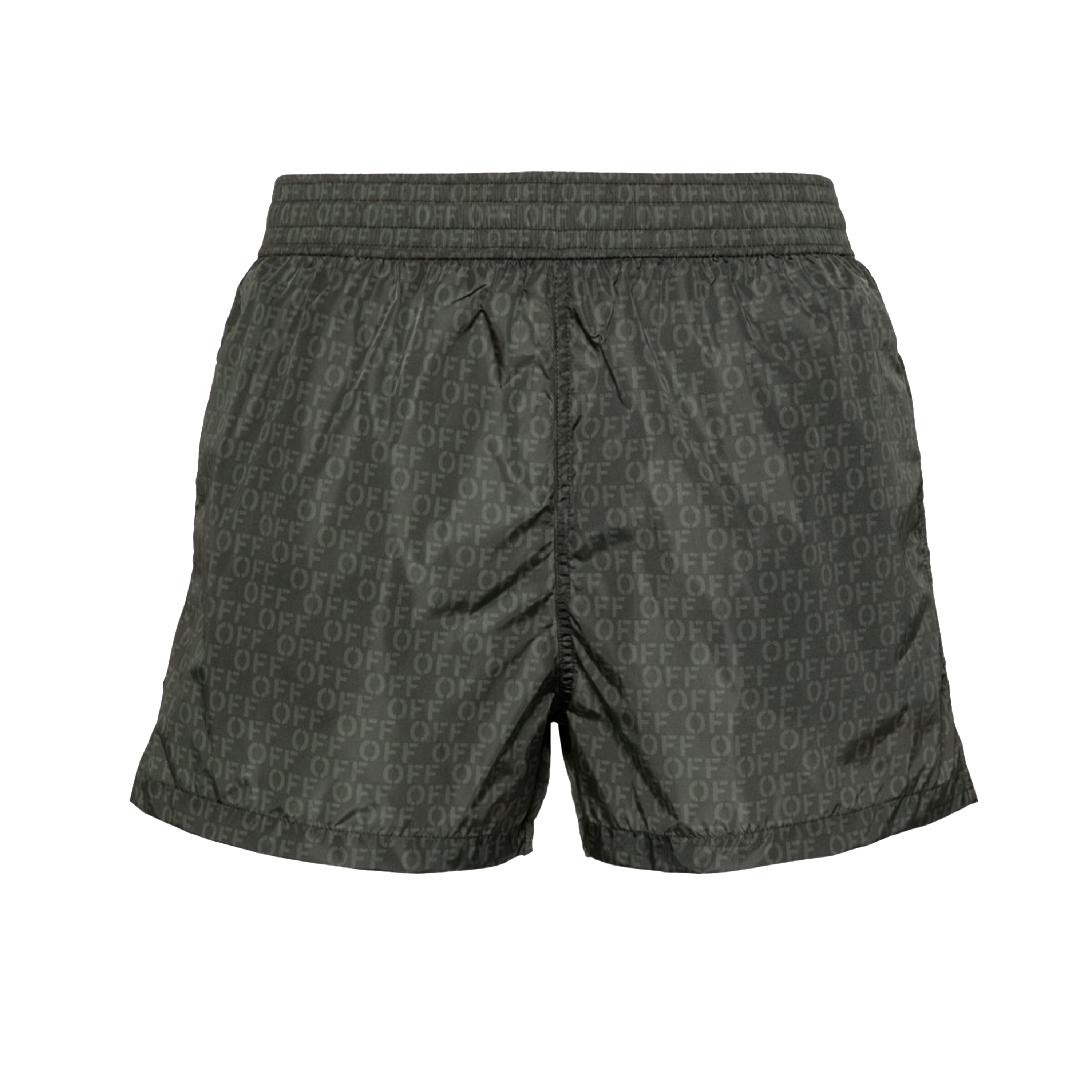 Pantaloneta Verde Off-White Monogram