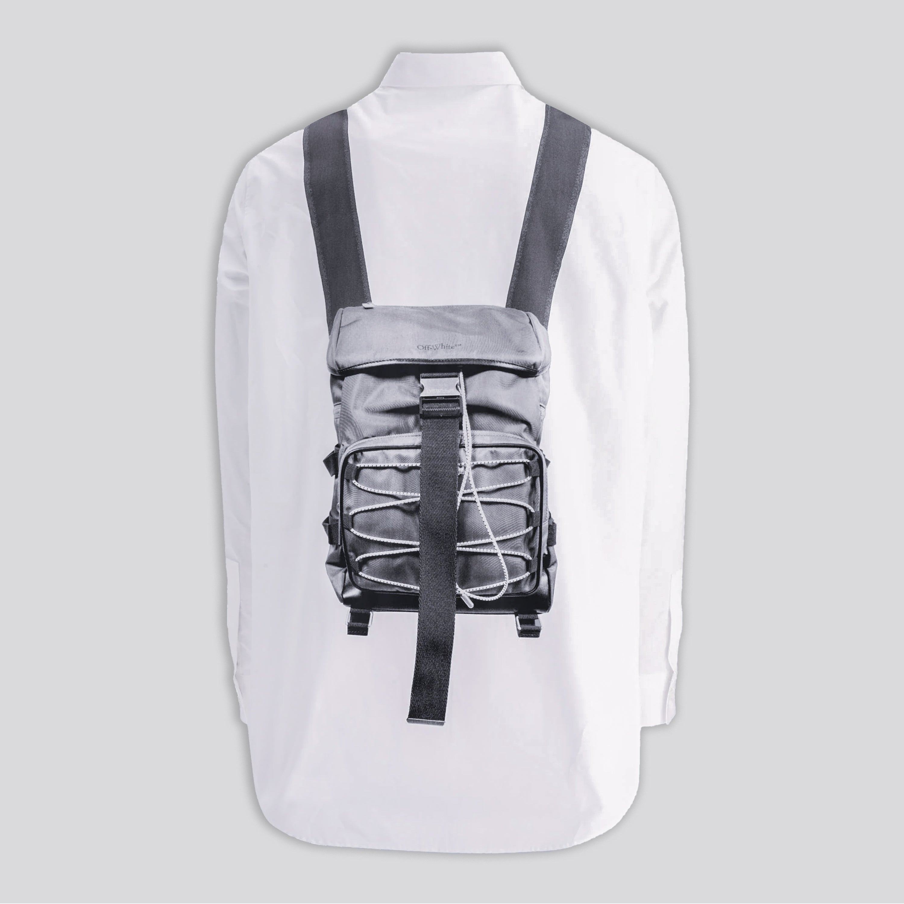 Camisa Blanca Off-White Backpack Skate