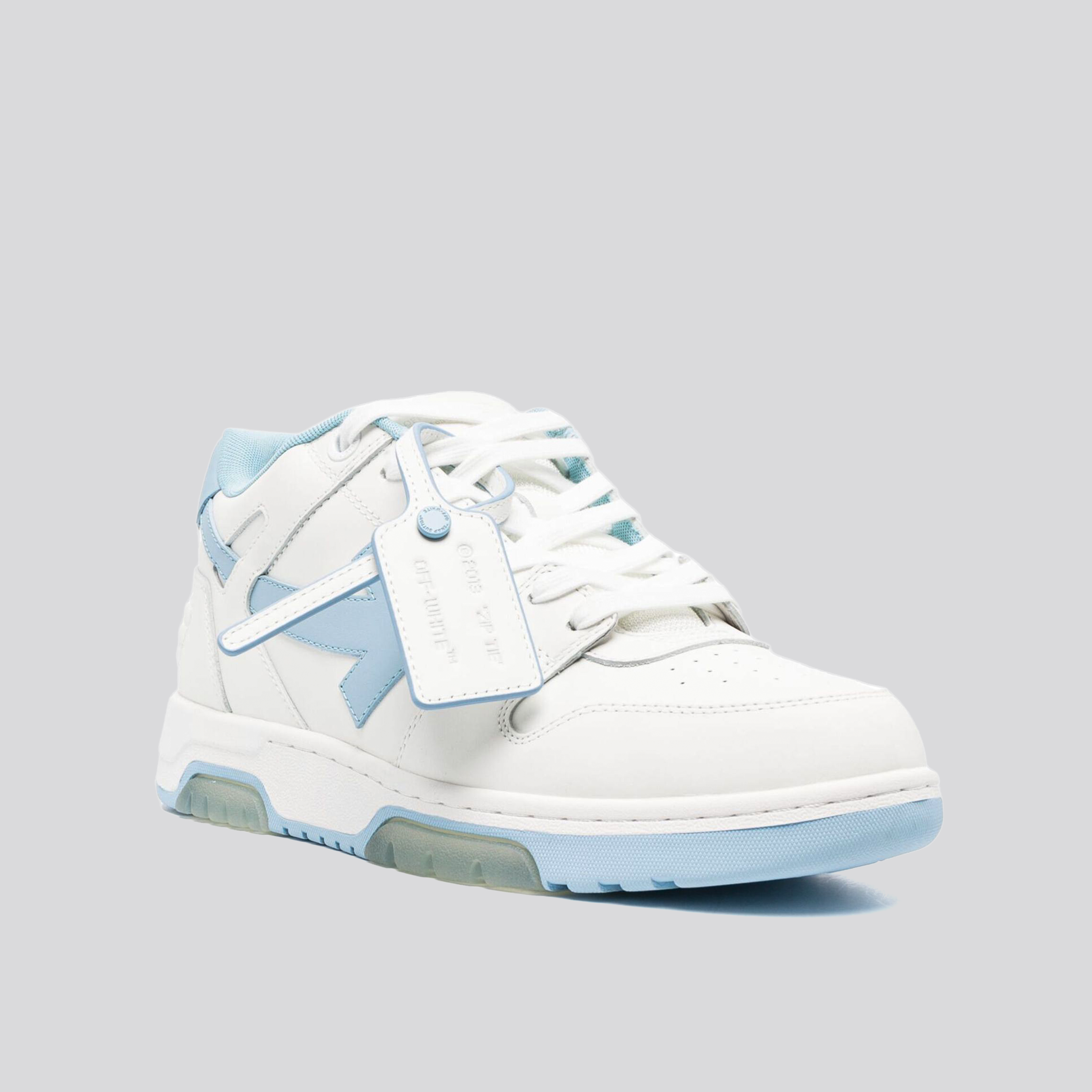 Sneakers Blanco Celeste Off-White "OOO"