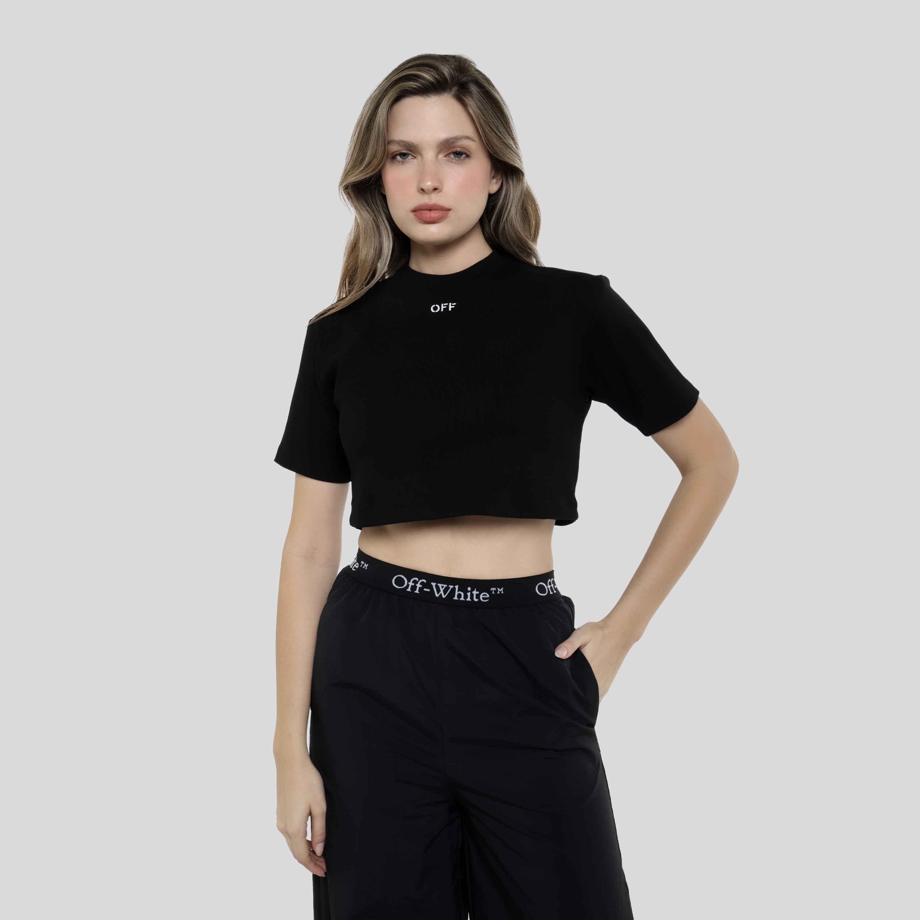 Camiseta Negra Off-White Off Stamp