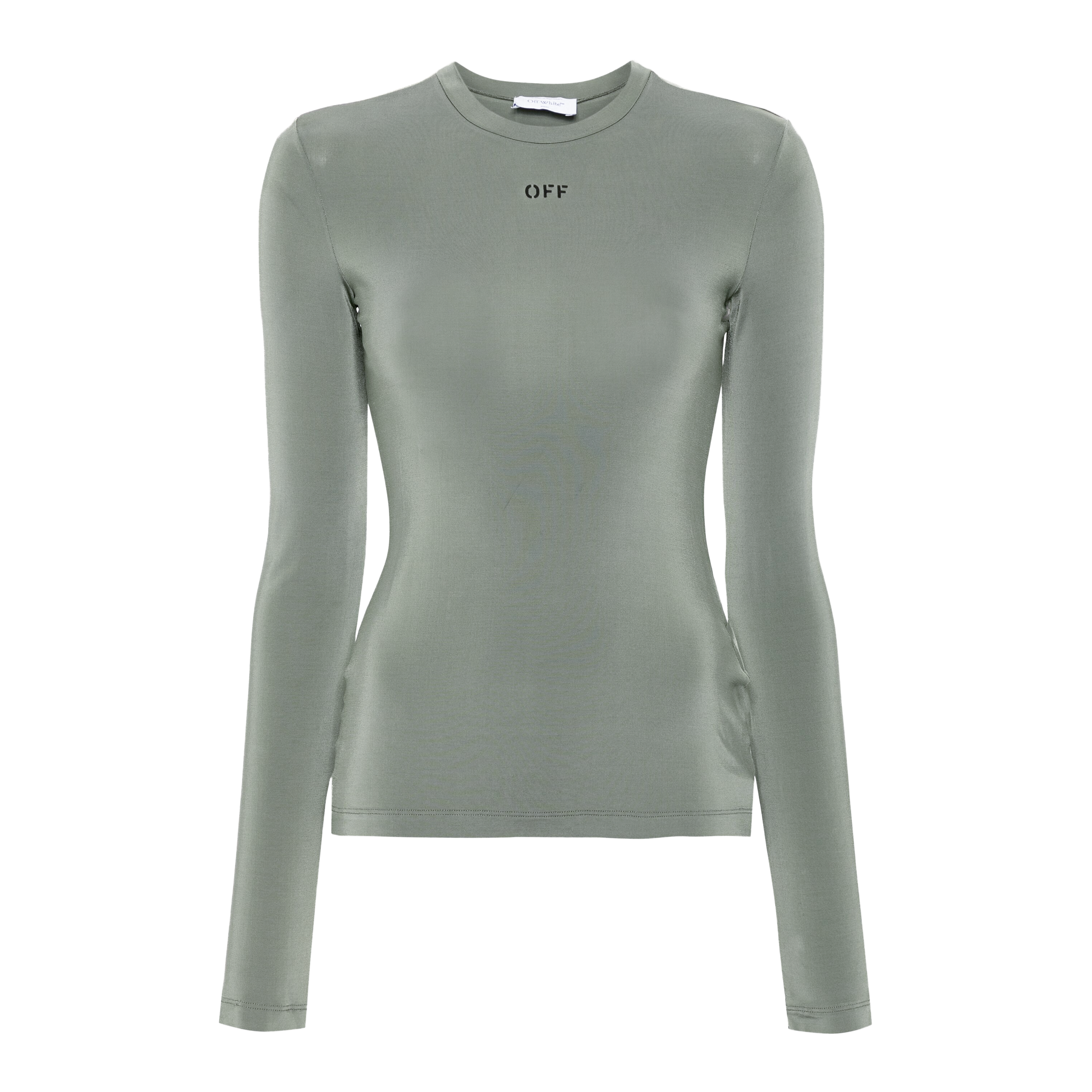 Top Verde Off-White Off Stamp