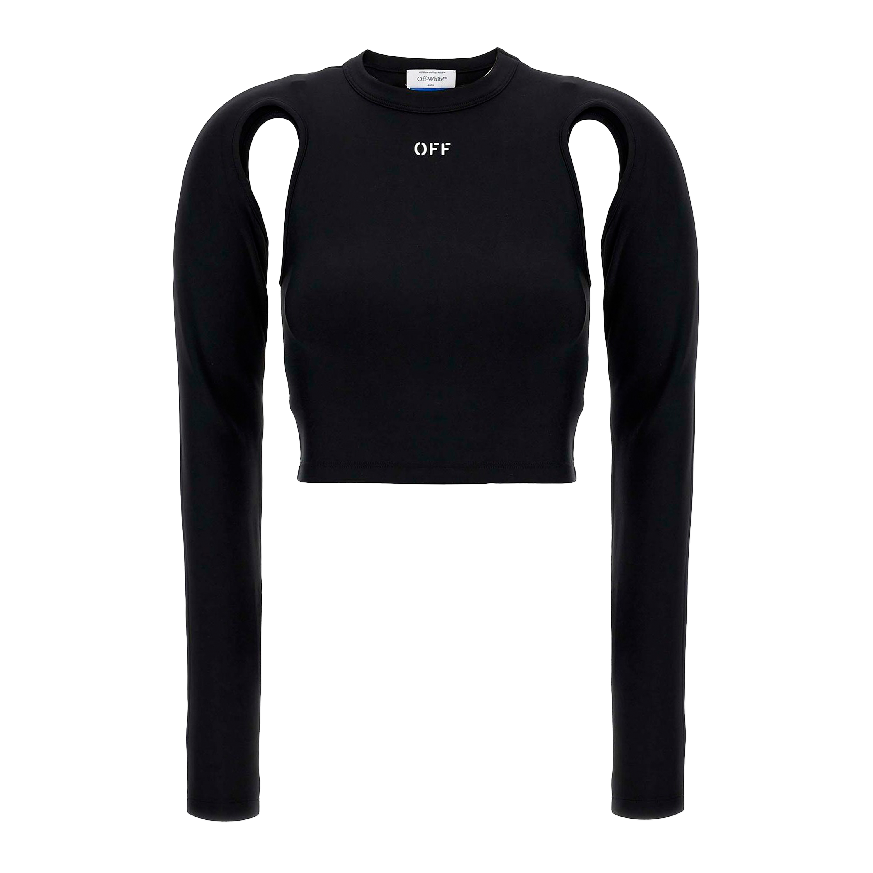 Top Negro Off-White Sleek