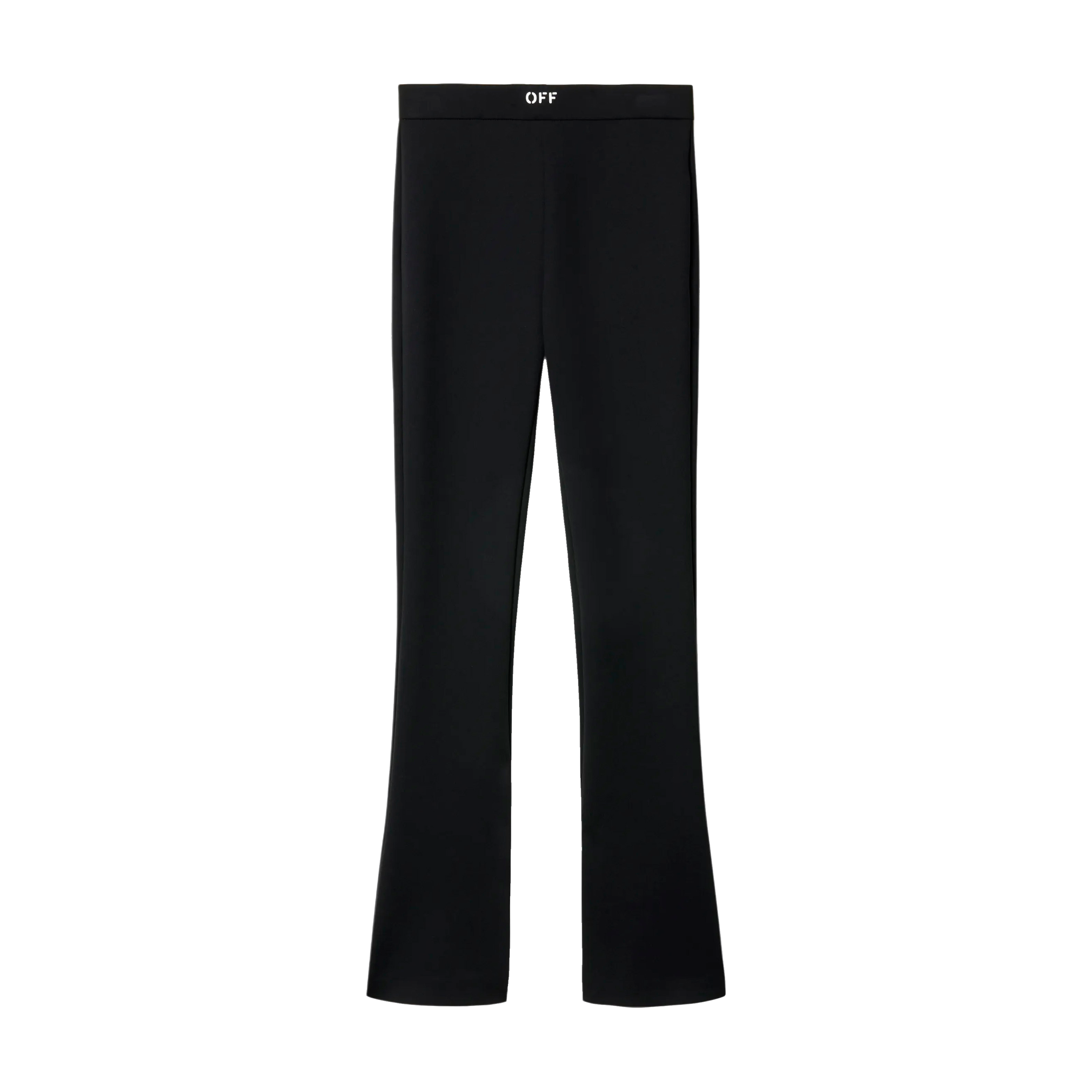 Leggings Negro Off-White Sleek Split