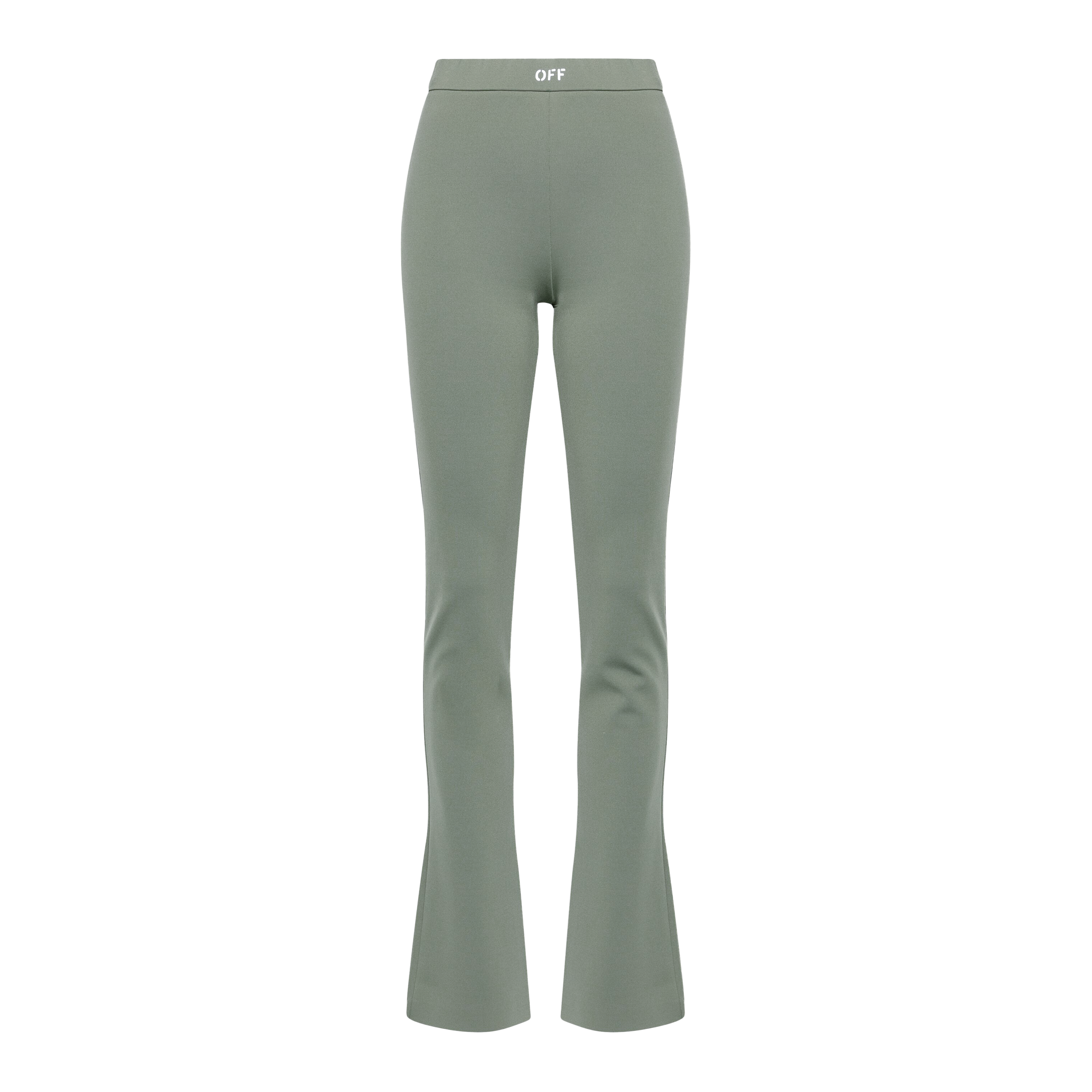 Legging Verde Off-White Sleek Split